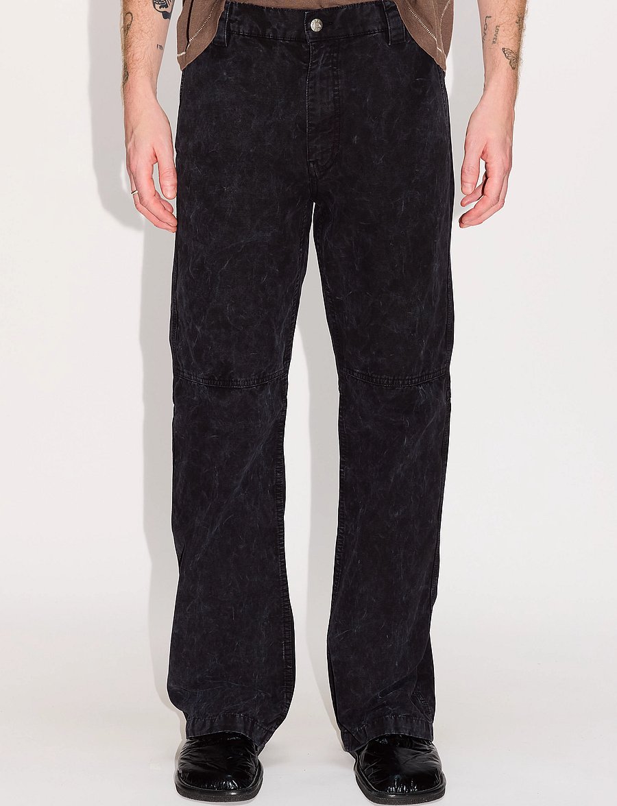 Hope - Rush Zip Trousers Black Marble - vabaajapüksid - black marble - 0
