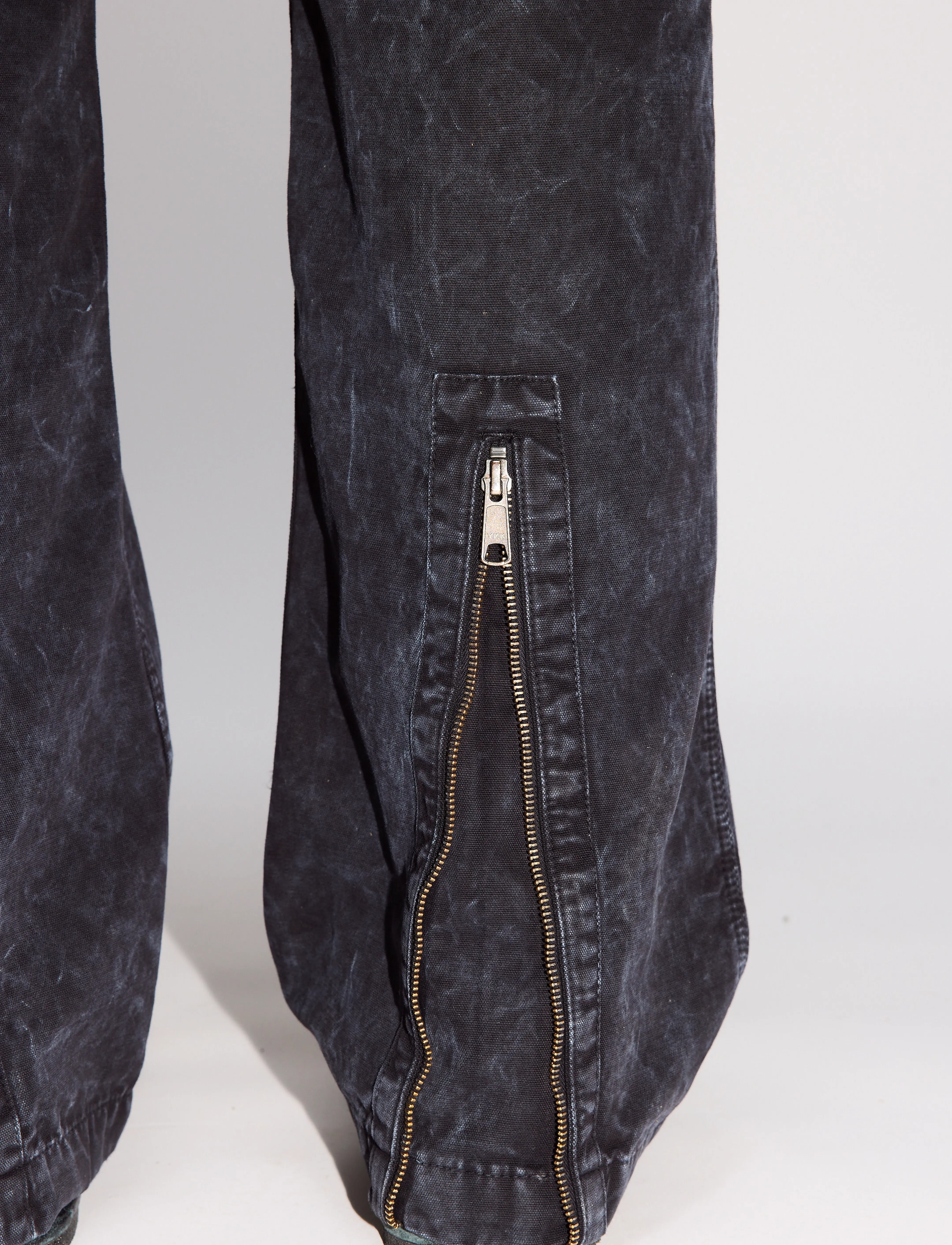 Rush Zip Trousers Black Marble 3