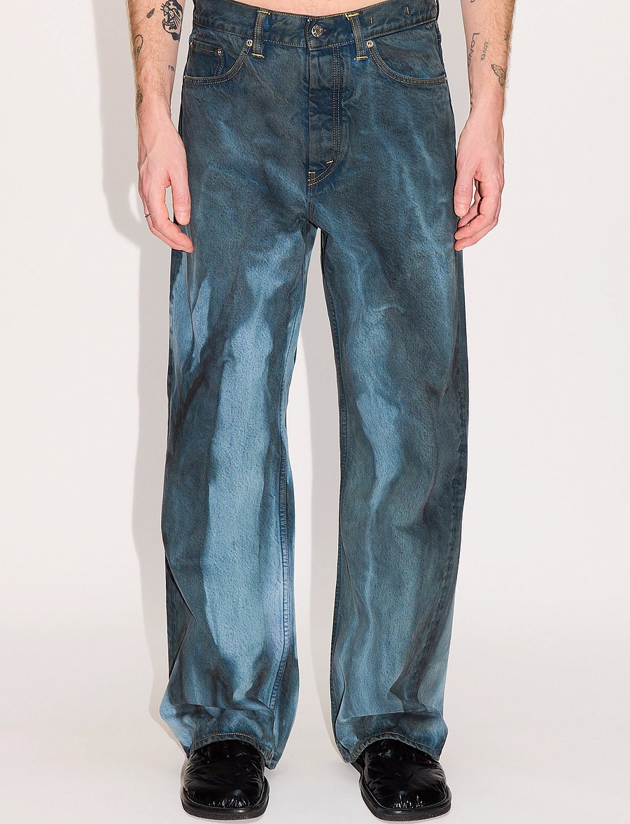 Hope - Criss Jeans Ocean Blue Tie Dye - alt laienevad teksad - ocean blue tie dye - 0