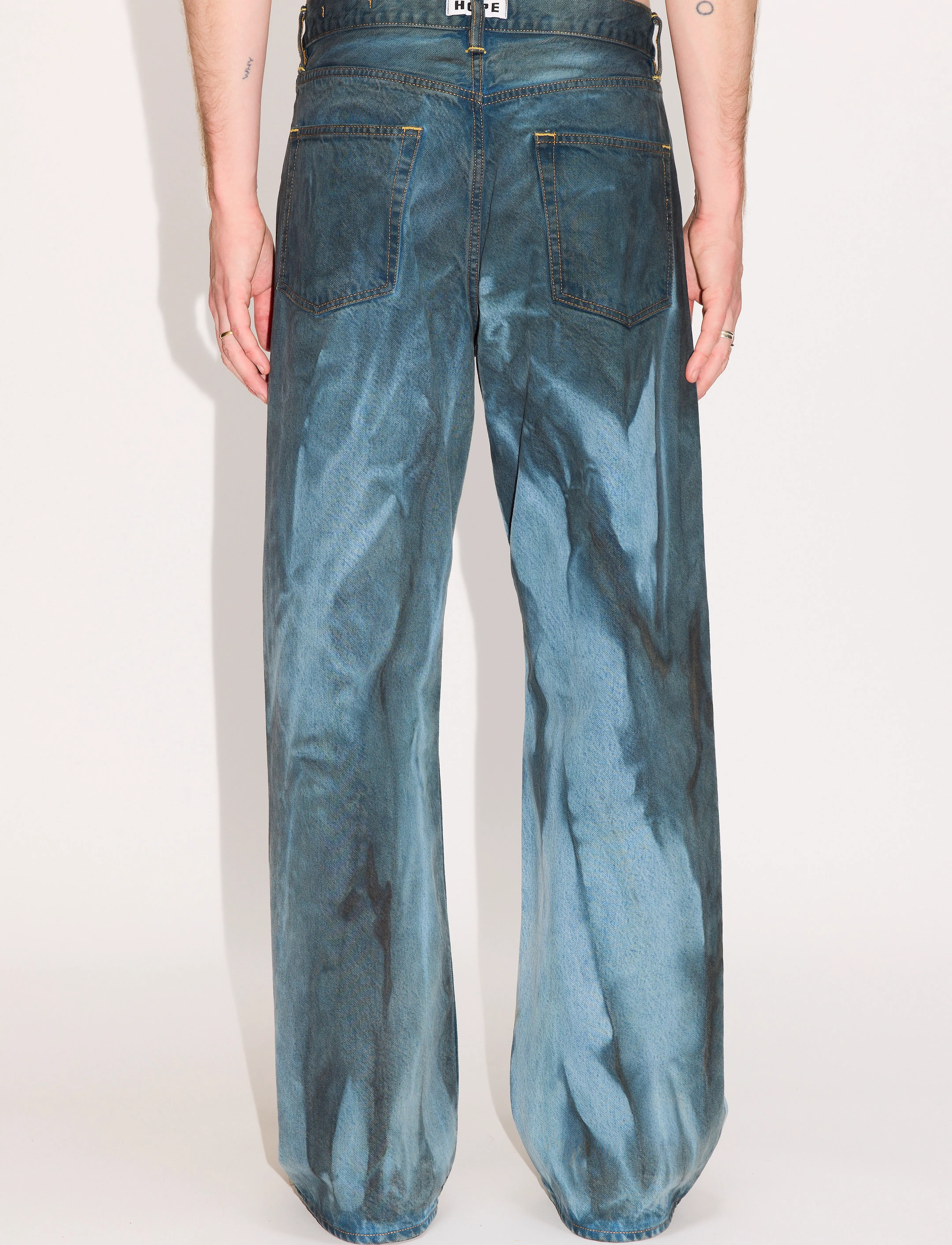 Hope - Criss Jeans Ocean Blue Tie Dye - loose jeans - ocean blue tie dye - 3
