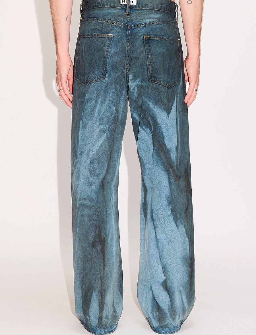 Hope - Criss Jeans Ocean Blue Tie Dye - alt laienevad teksad - ocean blue tie dye - 3