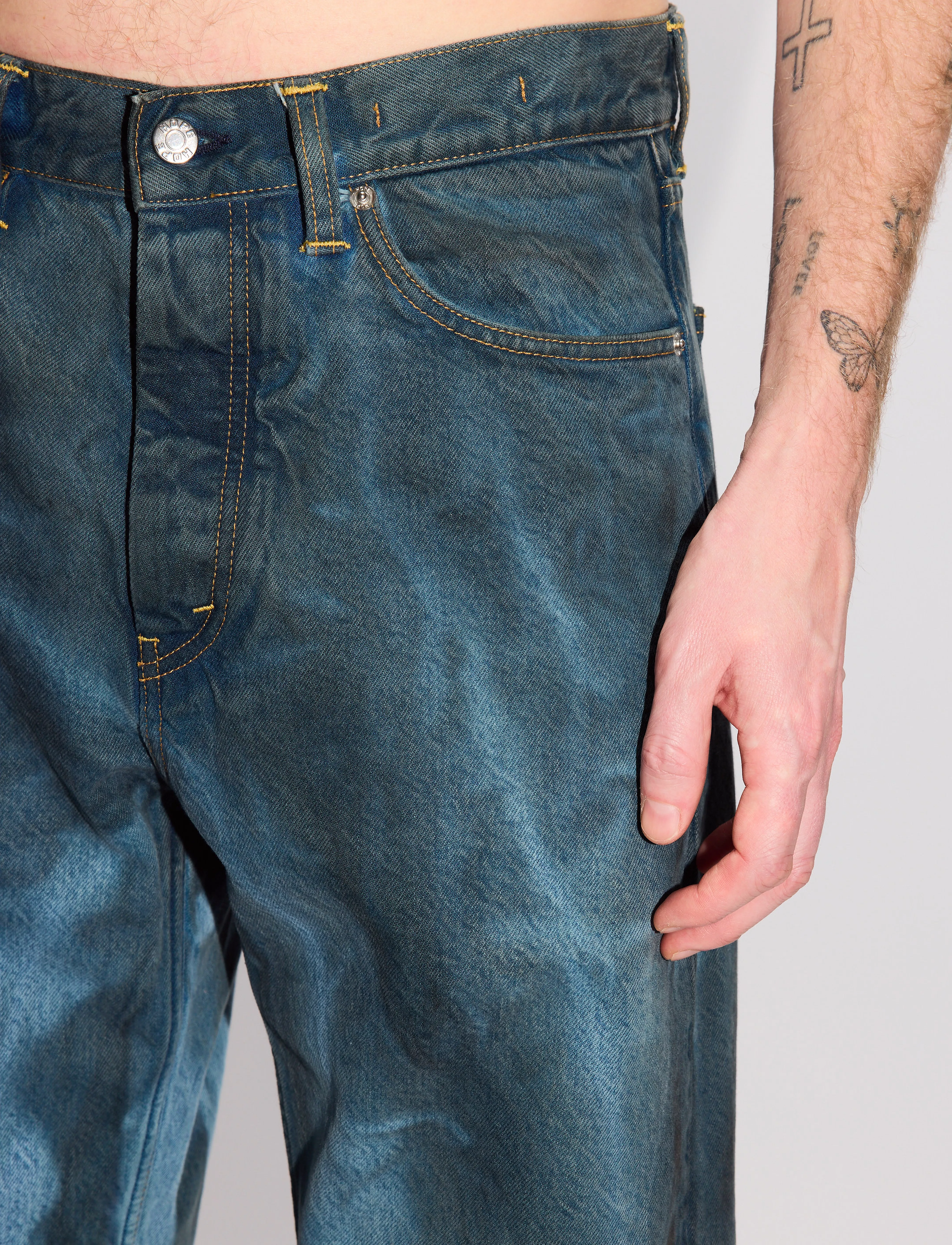 Hope - Criss Jeans Ocean Blue Tie Dye - loose jeans - ocean blue tie dye - 4