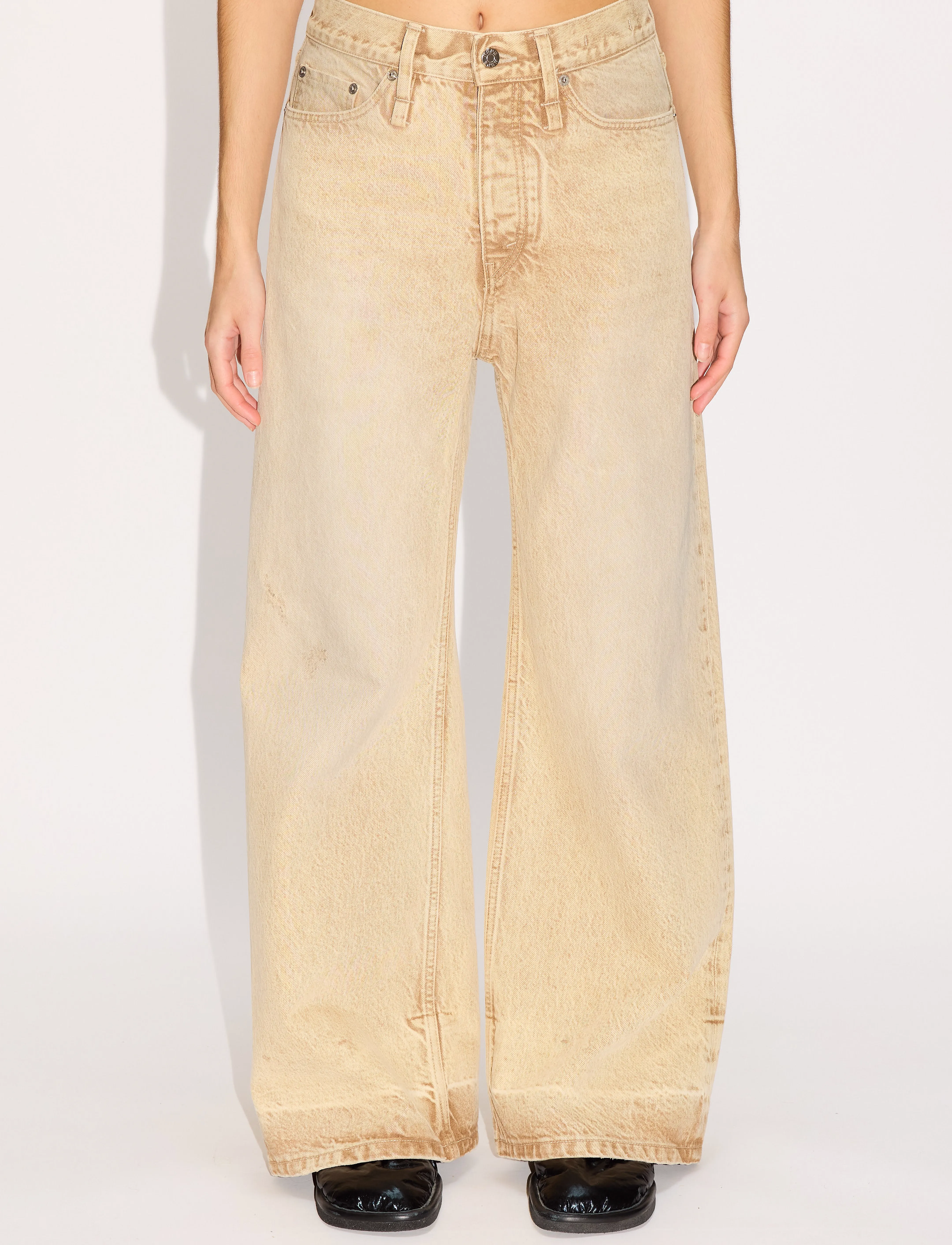 Hope - Skid Jeans Heavy Beige Vintage - heavy beige vintage - 5