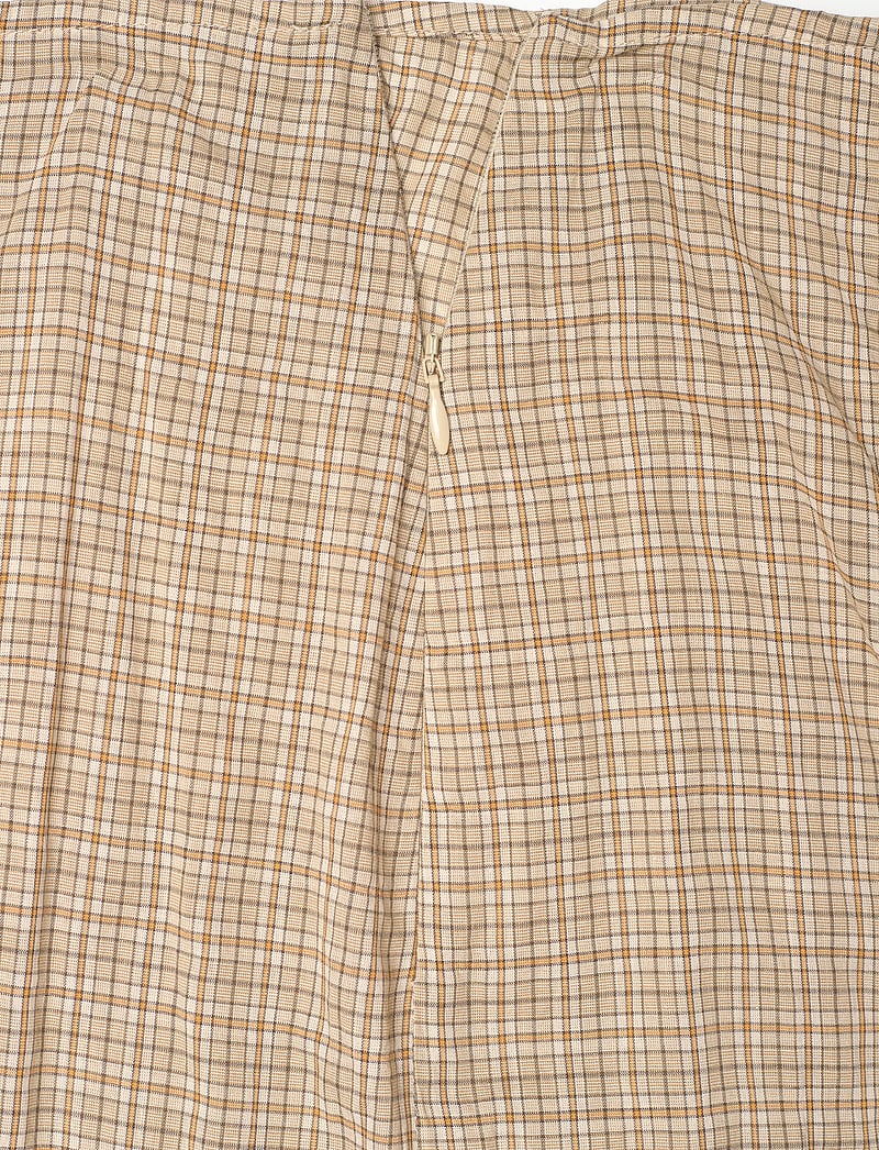 Hope - Read Skirt Beige Check Voile - maxi röcke - beige check voile - 5