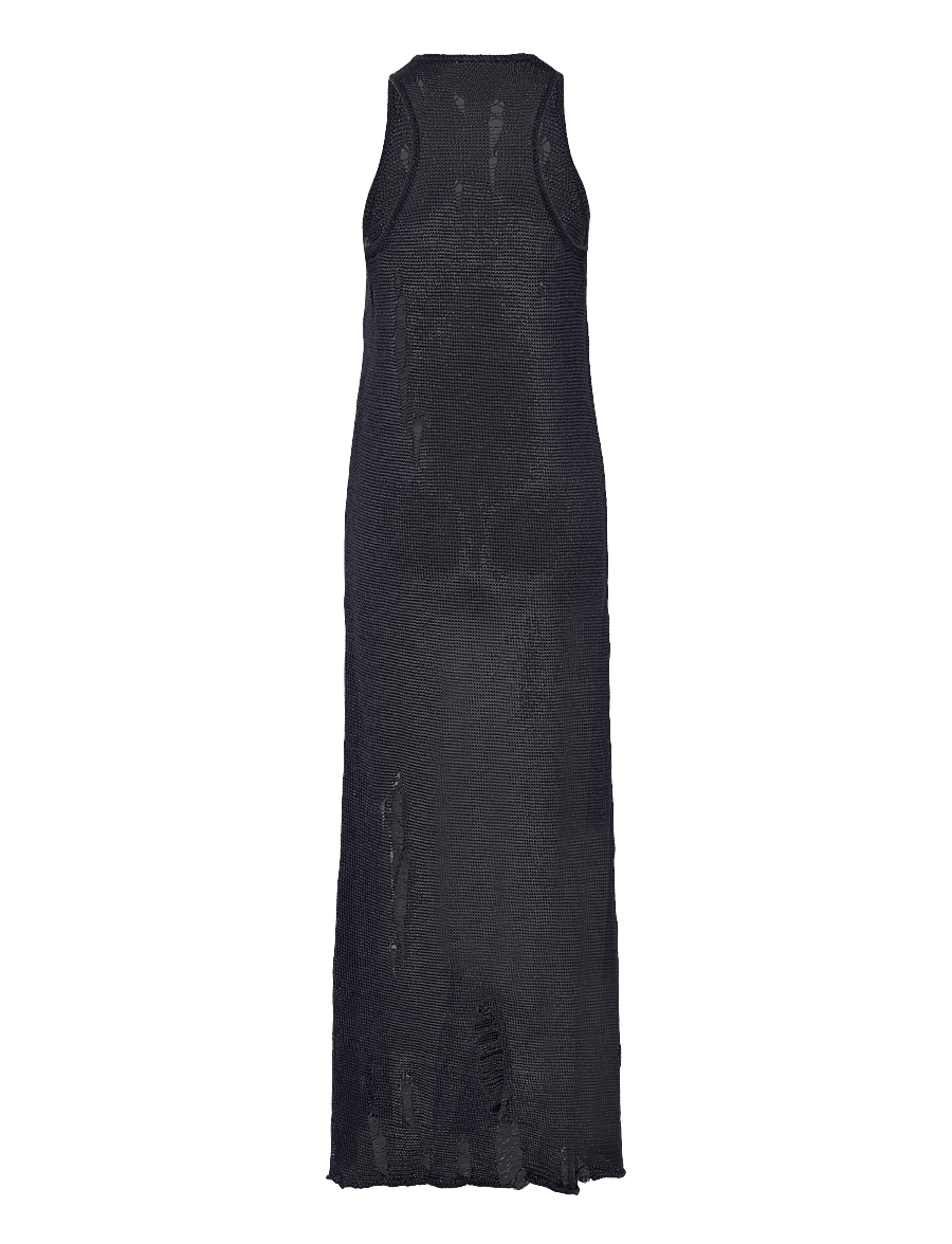 Hope - Smash Dress Deep Blue Melange - maxikleider - deep blue melange - 2