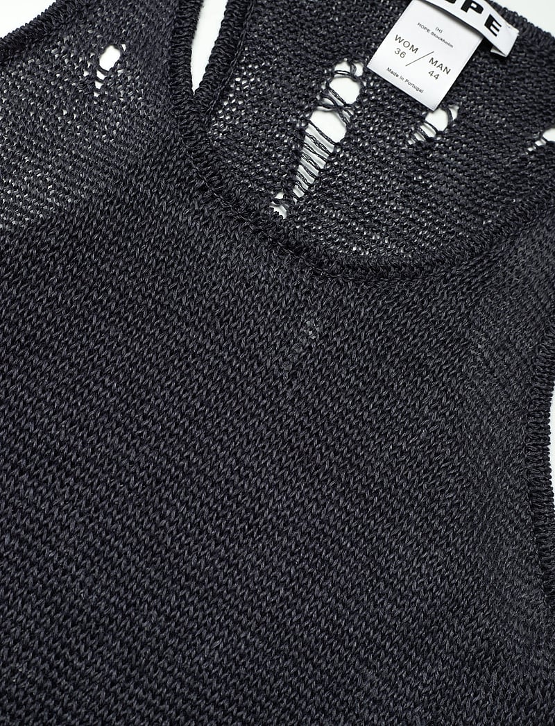 Hope - Smash Dress Deep Blue Melange - maxikleider - deep blue melange - 5