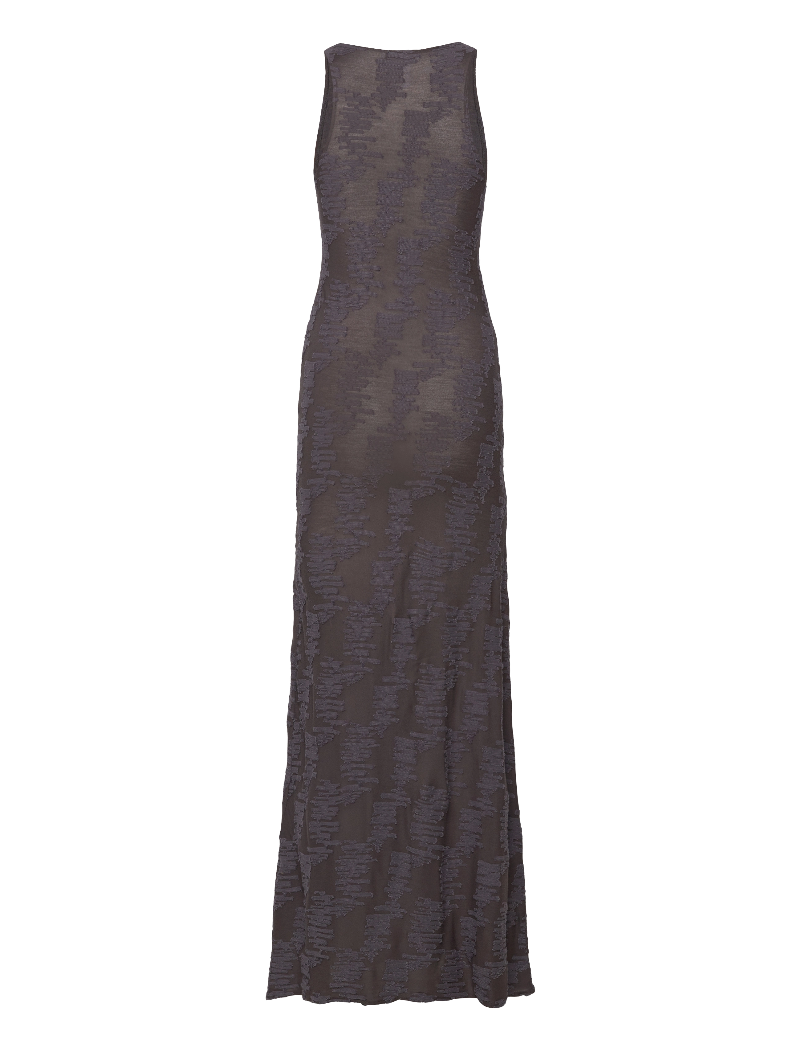 Hope - Seaside Dress Plum Grey Jacquard - liibuvad kleidid - plum grey jacquard - 2