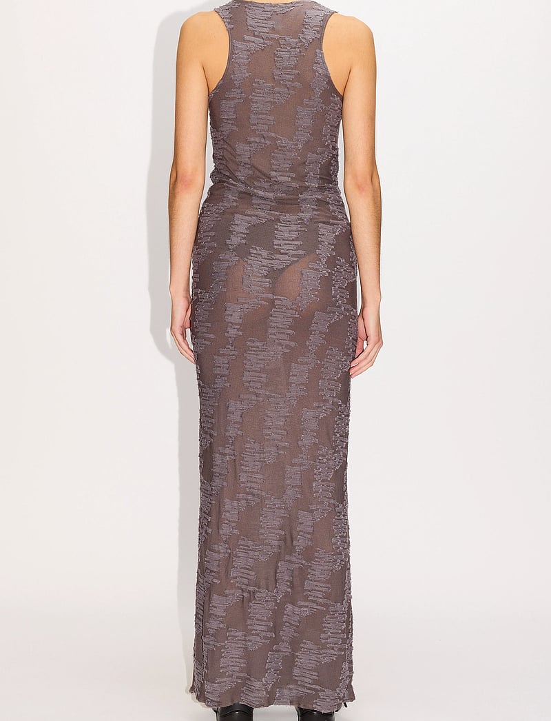 Hope - Seaside Dress Plum Grey Jacquard - etuikleider - plum grey jacquard - 3