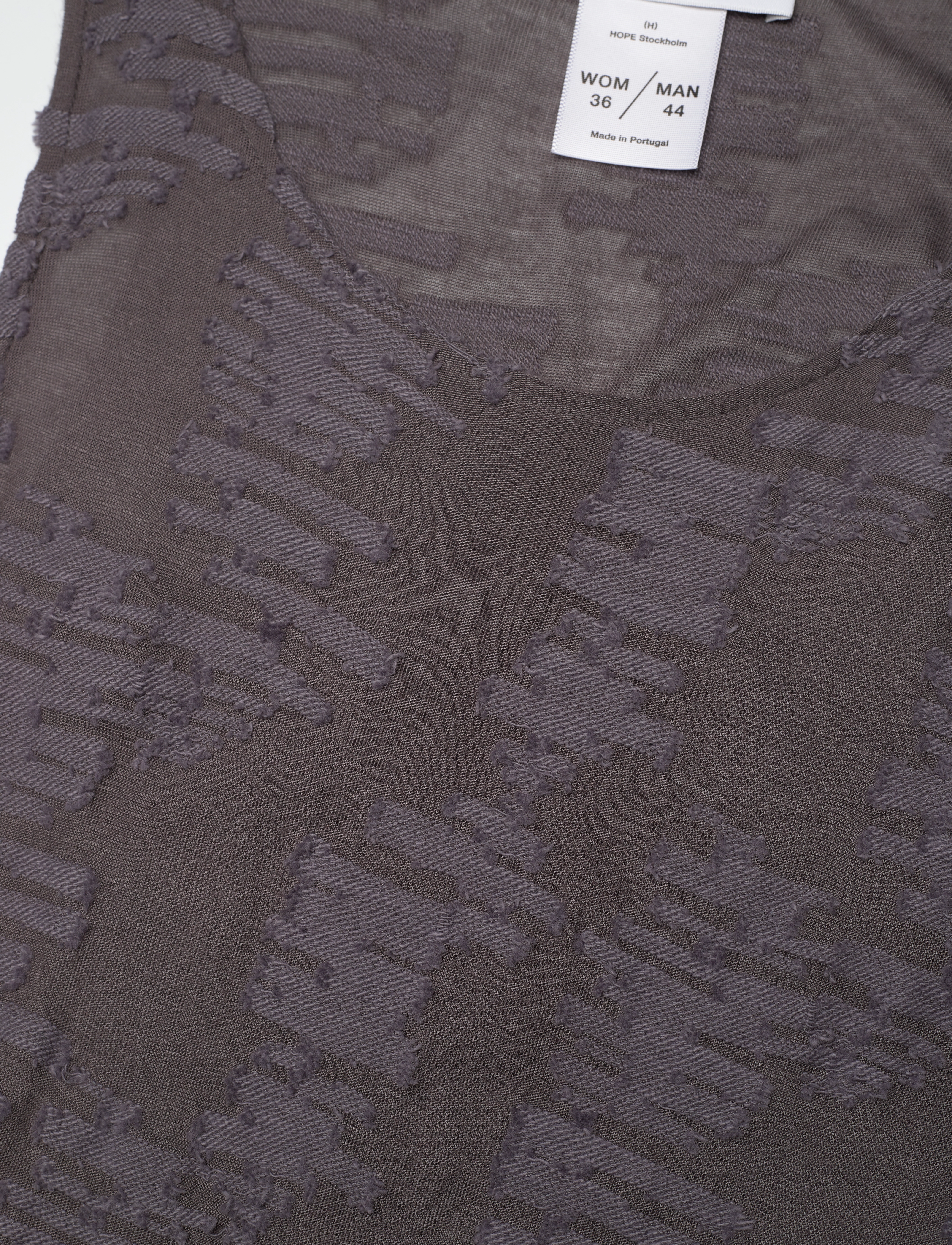Hope - Seaside Dress Plum Grey Jacquard - liibuvad kleidid - plum grey jacquard - 5
