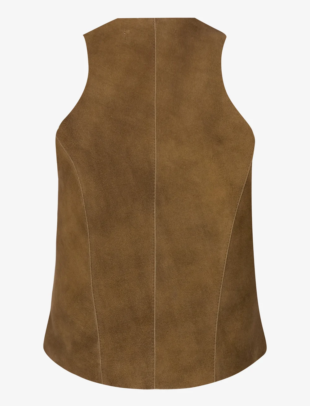 Hope - Sculpt Top Tobacco Suede - topid ja varrukateta alussärgid - tobacco suede - 2