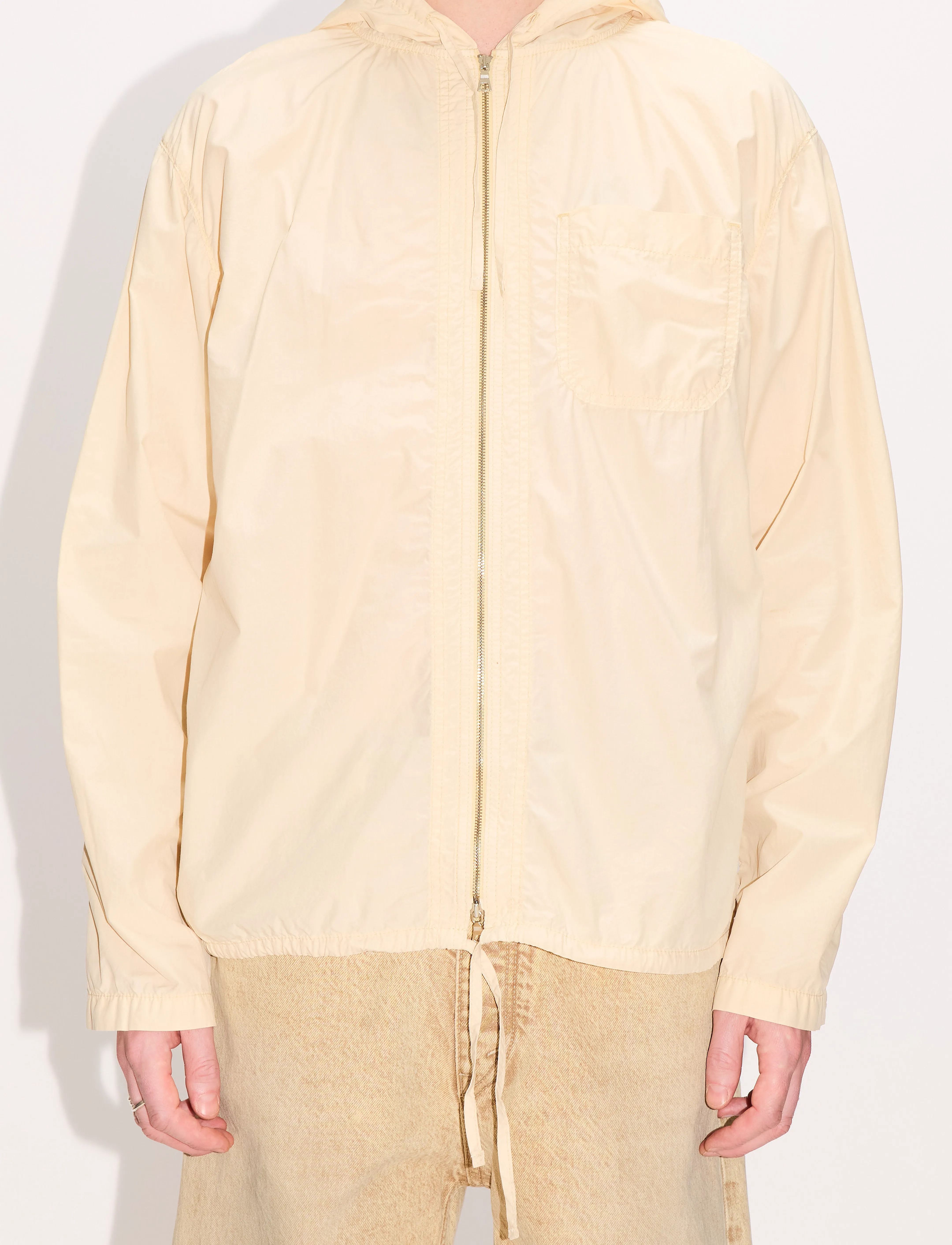 Hope - Crash Shirt Ecru Poplin - vårjackor - ecru poplin - 3
