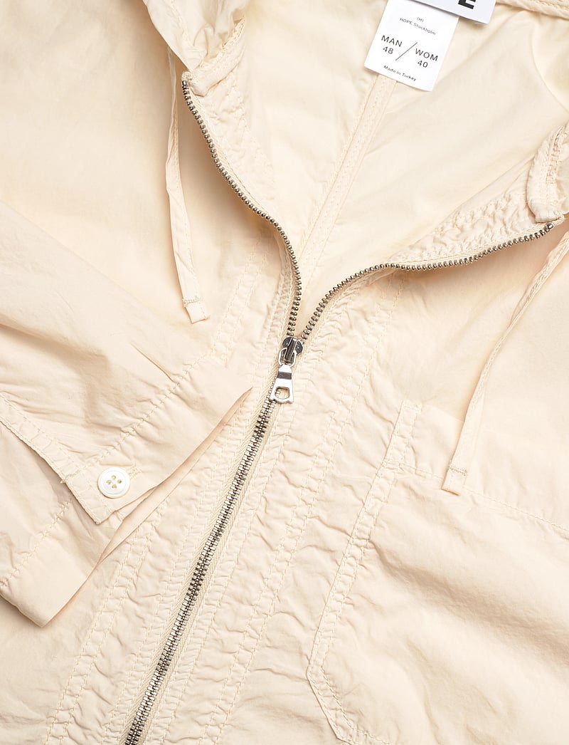 Hope - Crash Shirt Ecru Poplin - forårsjakker - ecru poplin - 4