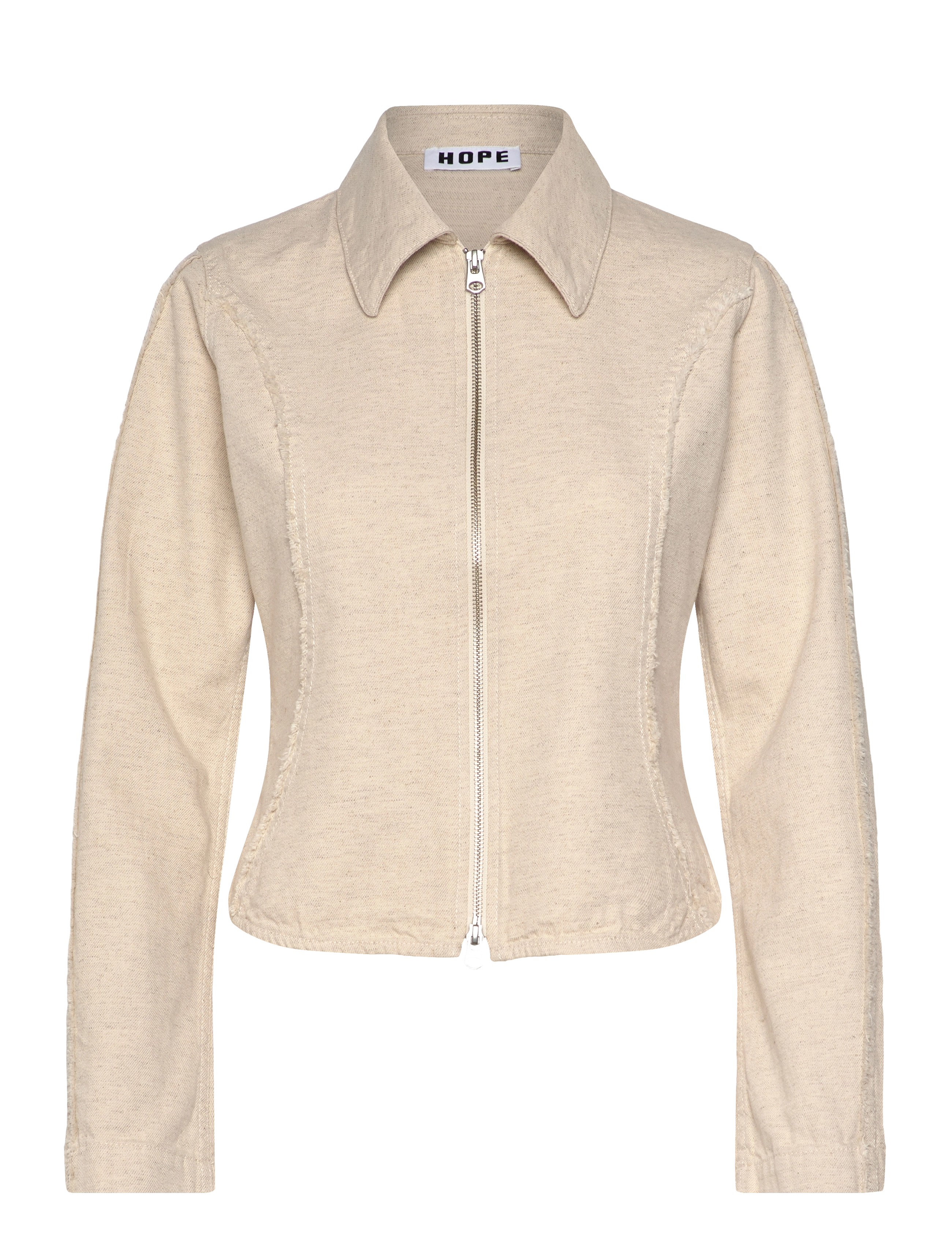 Hope - Sweep Shirt Ecru Melange - ecru melange - 1