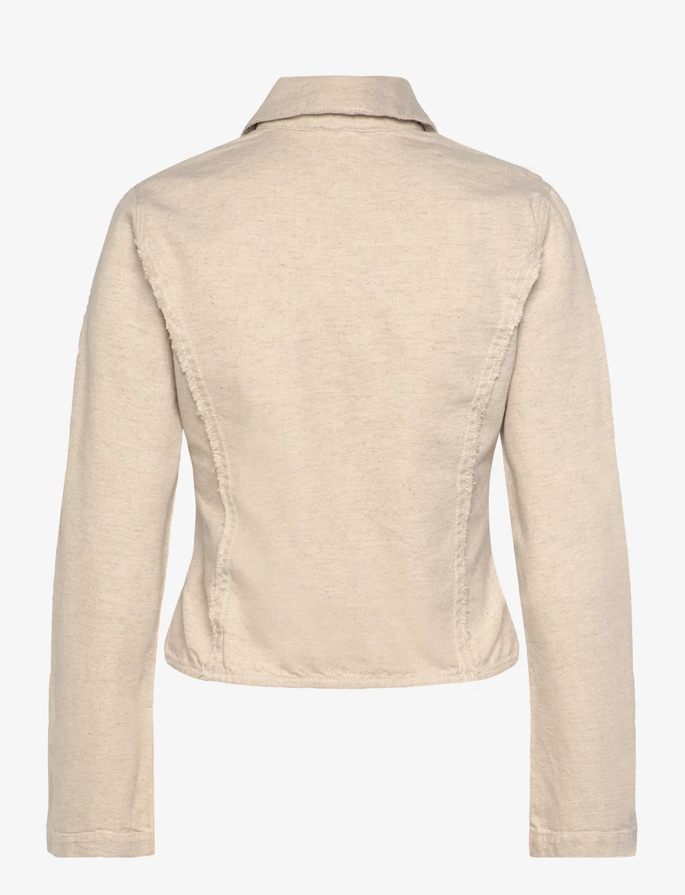 Hope - Sweep Shirt Ecru Melange - langärmlige hemden - ecru melange - 2