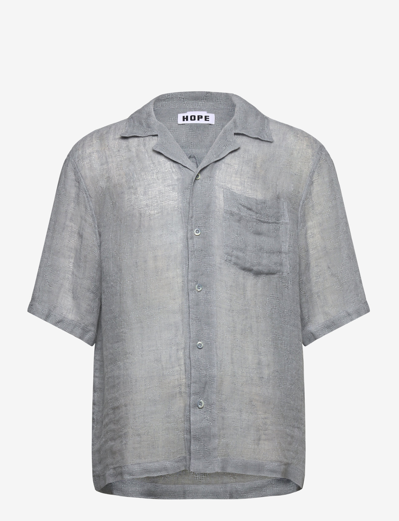 Hope - Blues Shirt Sheer Blue Linen - linased särgid - sheer blue linen - 1