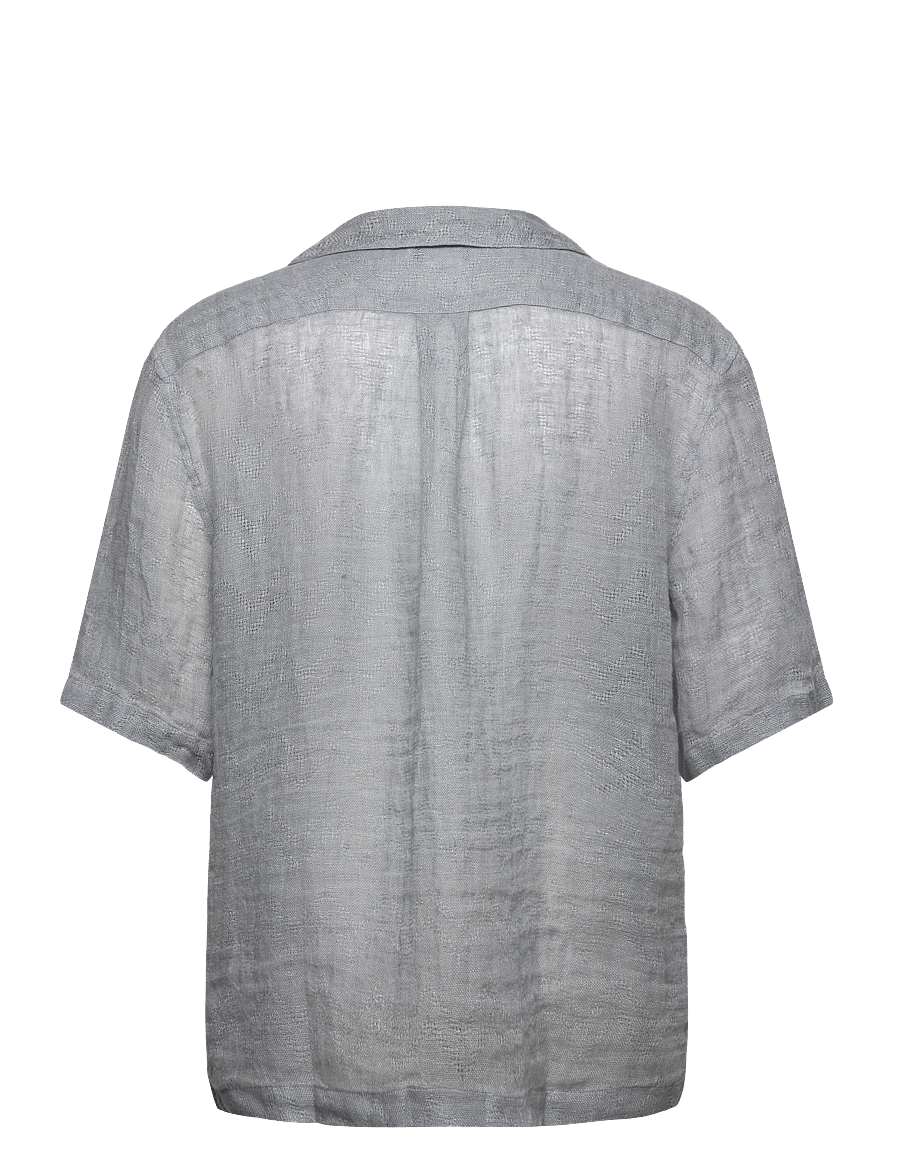 Hope - Blues Shirt Sheer Blue Linen - koszule lniane - sheer blue linen - 2