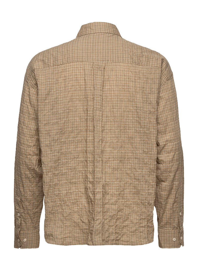 Hope - Room Shirt Beige Check Voile - karierte hemden - beige check voile - 2