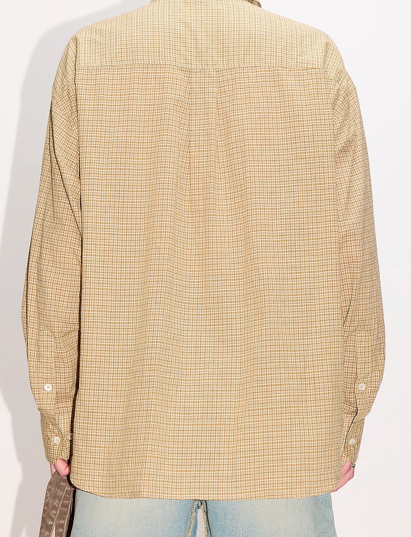 Hope - Room Shirt Beige Check Voile - karierte hemden - beige check voile - 3