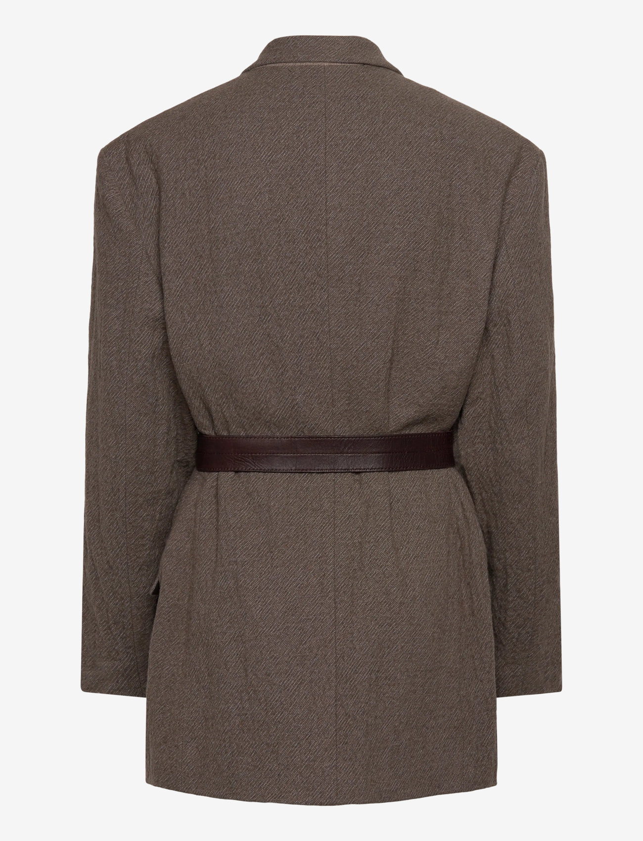 Hope - Strava Blazer - blazer mit gürtel - wavy beige twill - 1