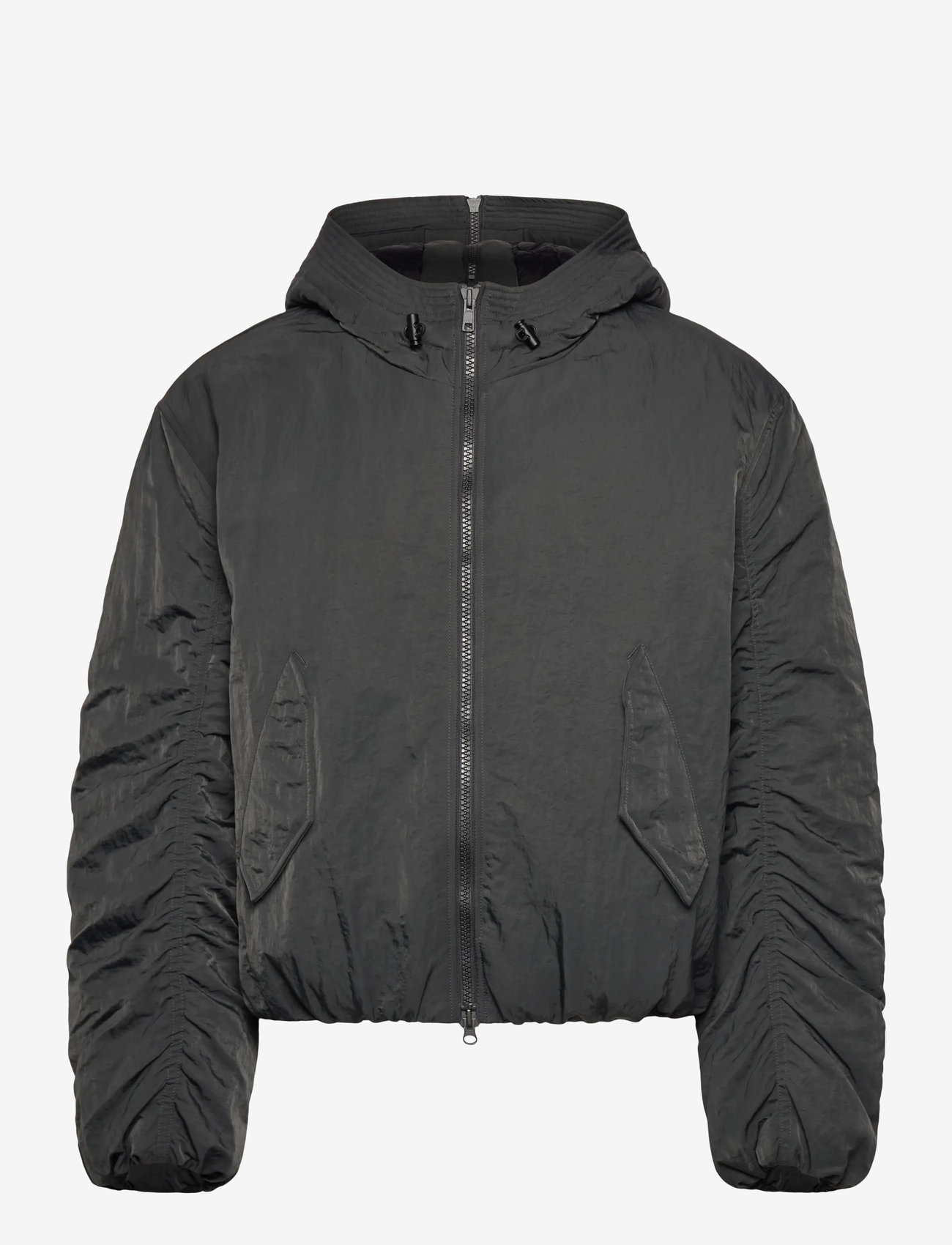 Hope Explorer Jacket - Jakker & Frakker - DARK GREY VINTAGE NYLON / black