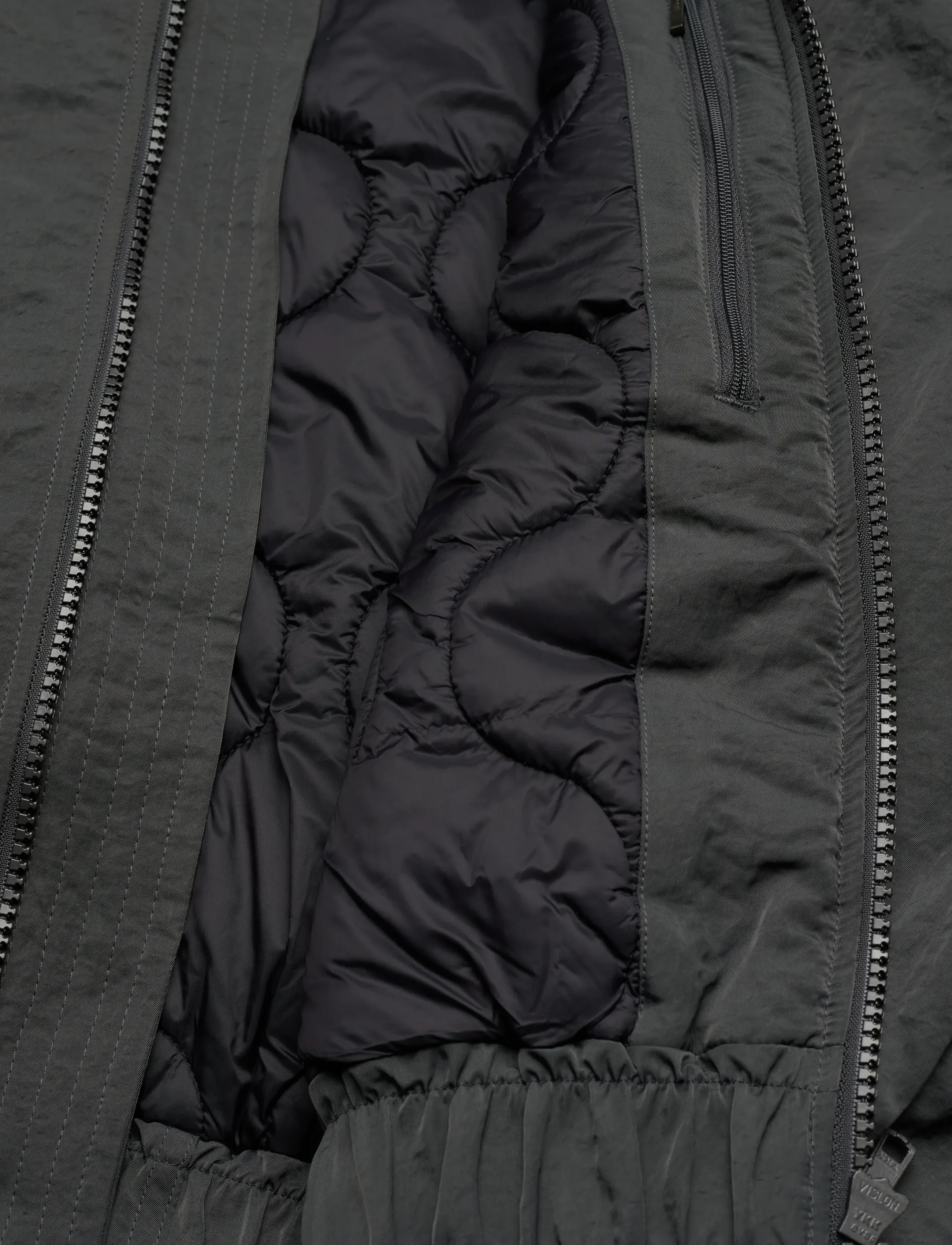 Hope - Explorer Jacket - dark grey vintage nylon - 4