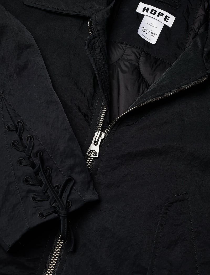 Hope - Rider Jacket - forårsjakker - black nylon twill - 2