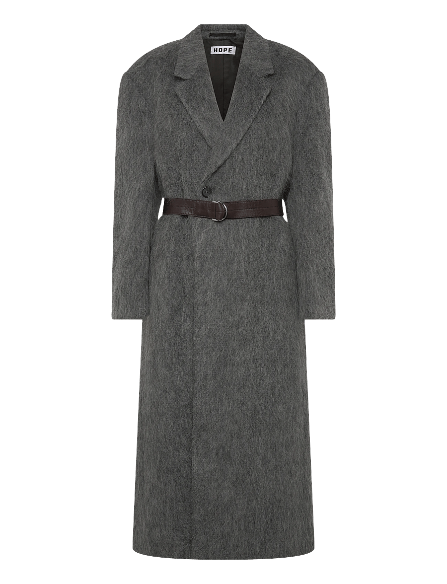 Hope - Abolish Coat Hairy Grey Melange-38 - winterjacken - hairy grey melange - 1