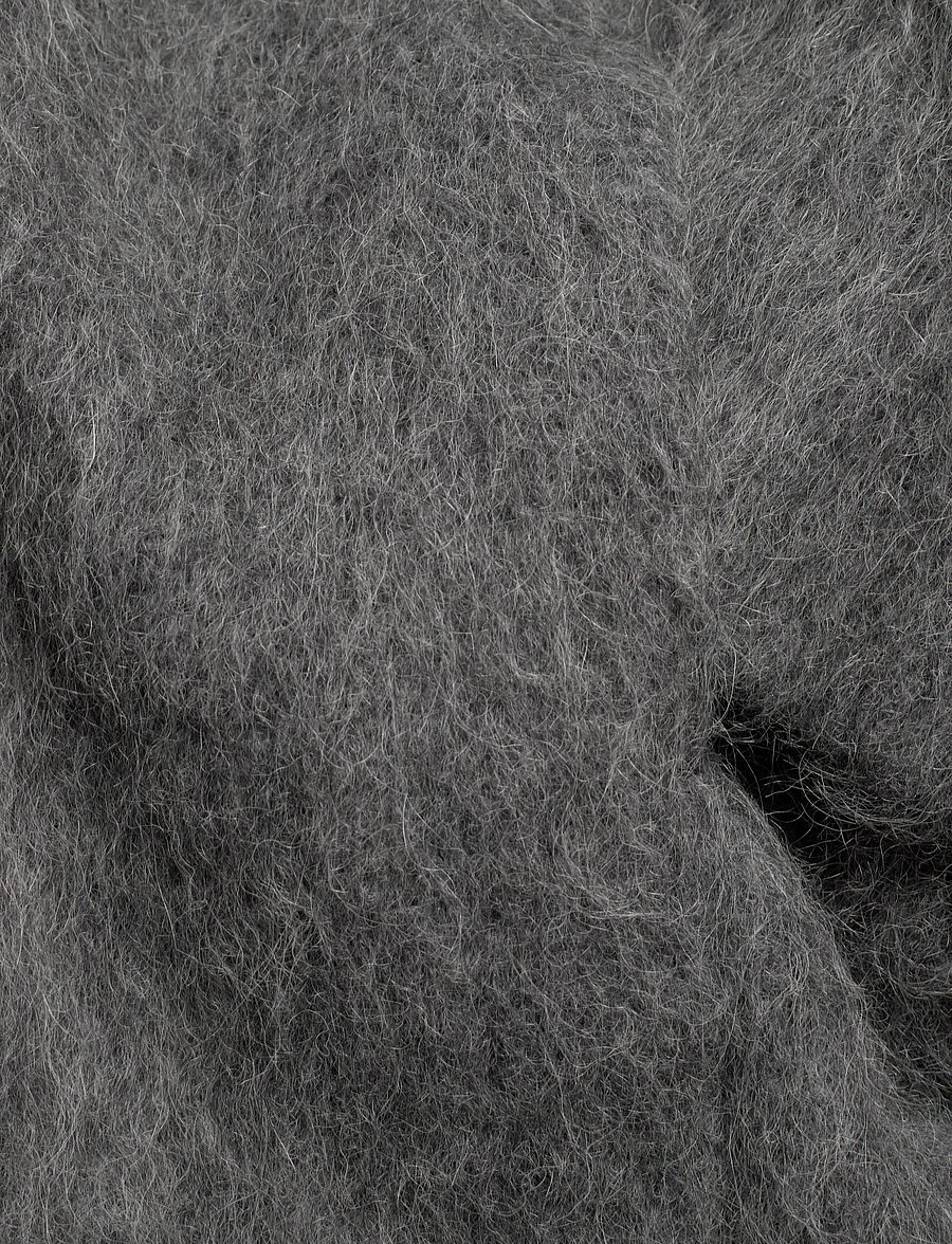 Hope - Abolish Coat Hairy Grey Melange-38 - winterjacken - hairy grey melange - 4