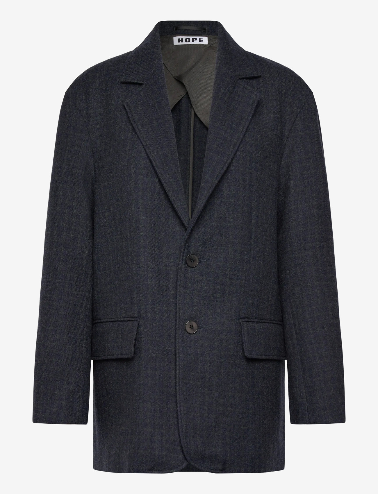 Hope - Tricky Blazer - einreihige blazer - grey blue check - 0
