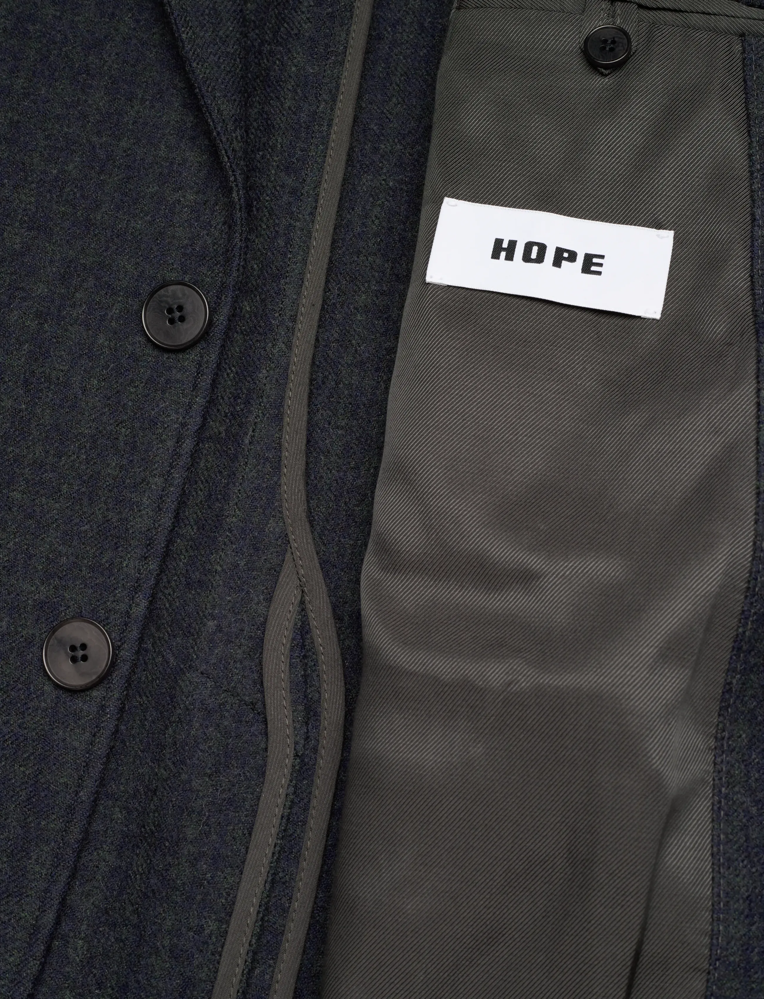 Hope - Tricky Blazer - enkelknäppta kavajer - grey blue check - 4