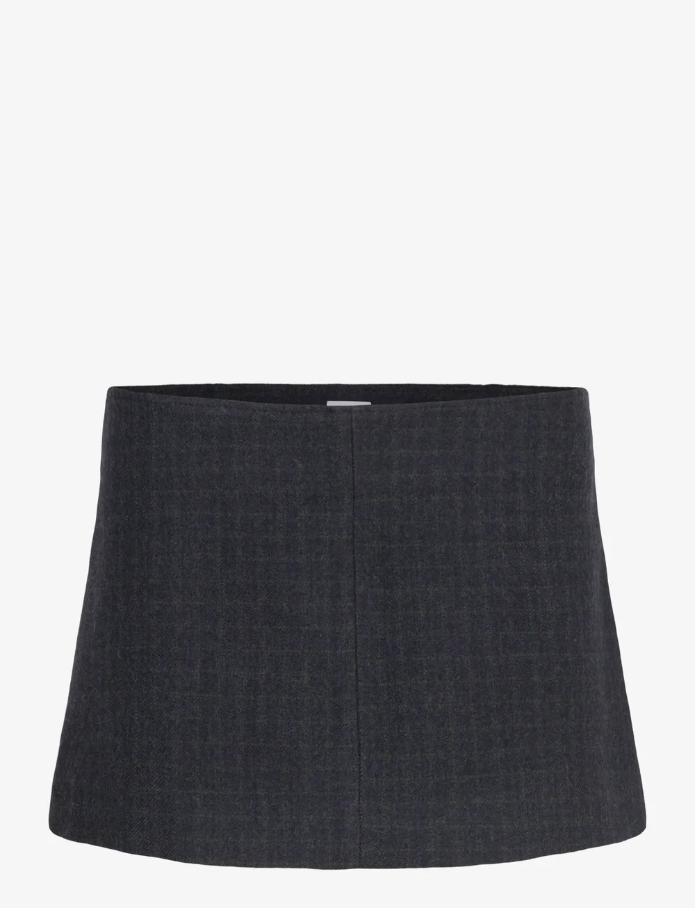 Hope - Petite Skirt Grey Blue Check-40 - kurze röcke - grey blue check - 0