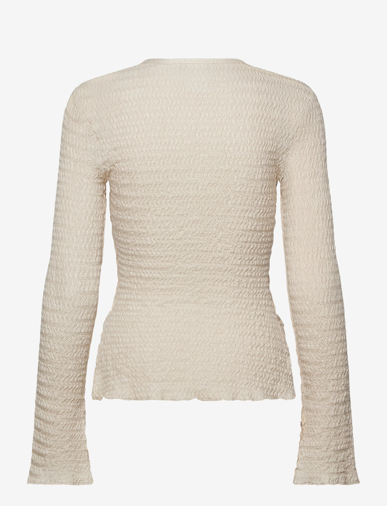 Hope - Paddock Jersey Ecru Wavey Jersey-38 - cardigans - ecru wavey jersey - 1