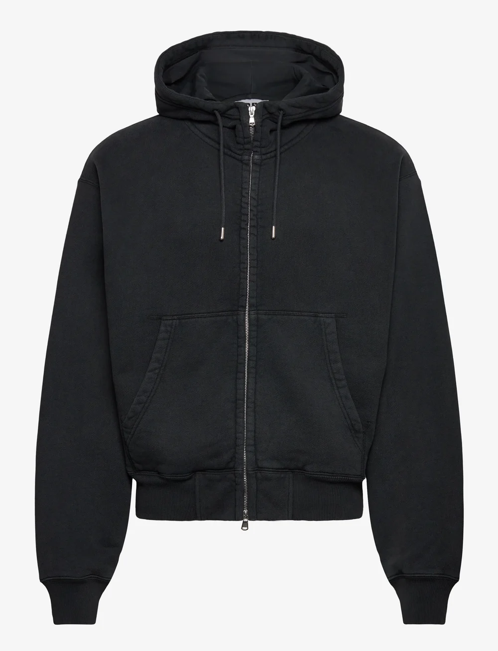 Hope - Bubble Zip Hoodie - teddytröjor - vintage black fleece - 0