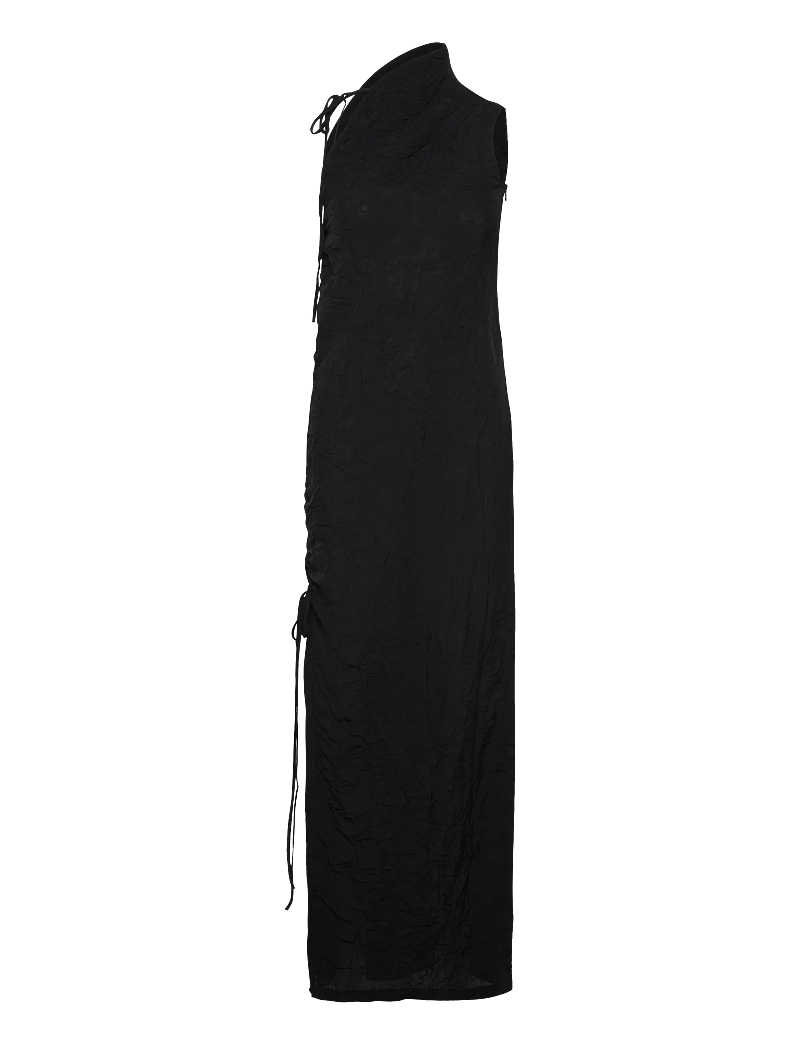 Hope - Crinkle Dress Black Crinkle-40 - aftonklänningar - black crinkle - 0