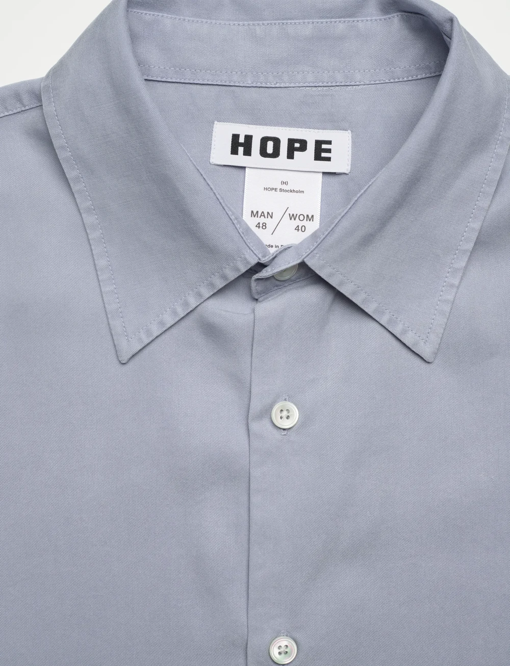 Hope - Air Clean Shirt - casual skjorter - dusty blue - 2