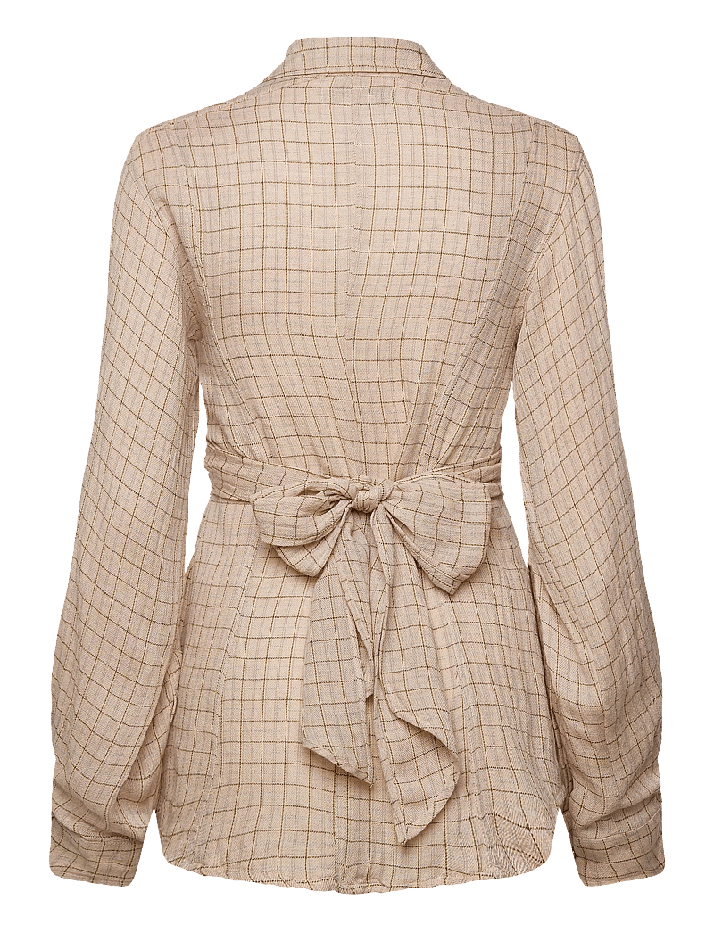 Hope - Twisty Shirt Airy Pink Check-40 - teksasärgid - airy pink check - 1