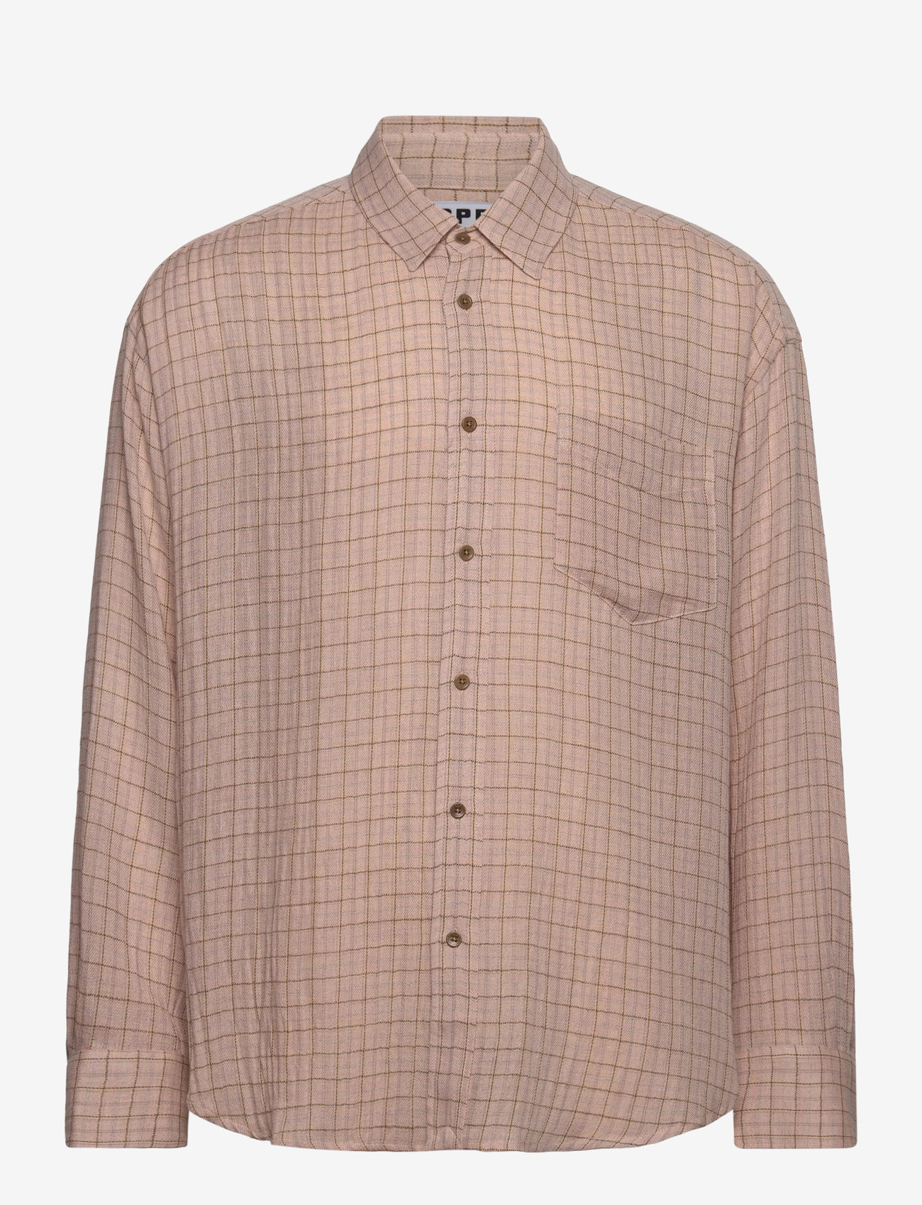 Hope - Room Shirt - checkered shirts - airy pink check - 0