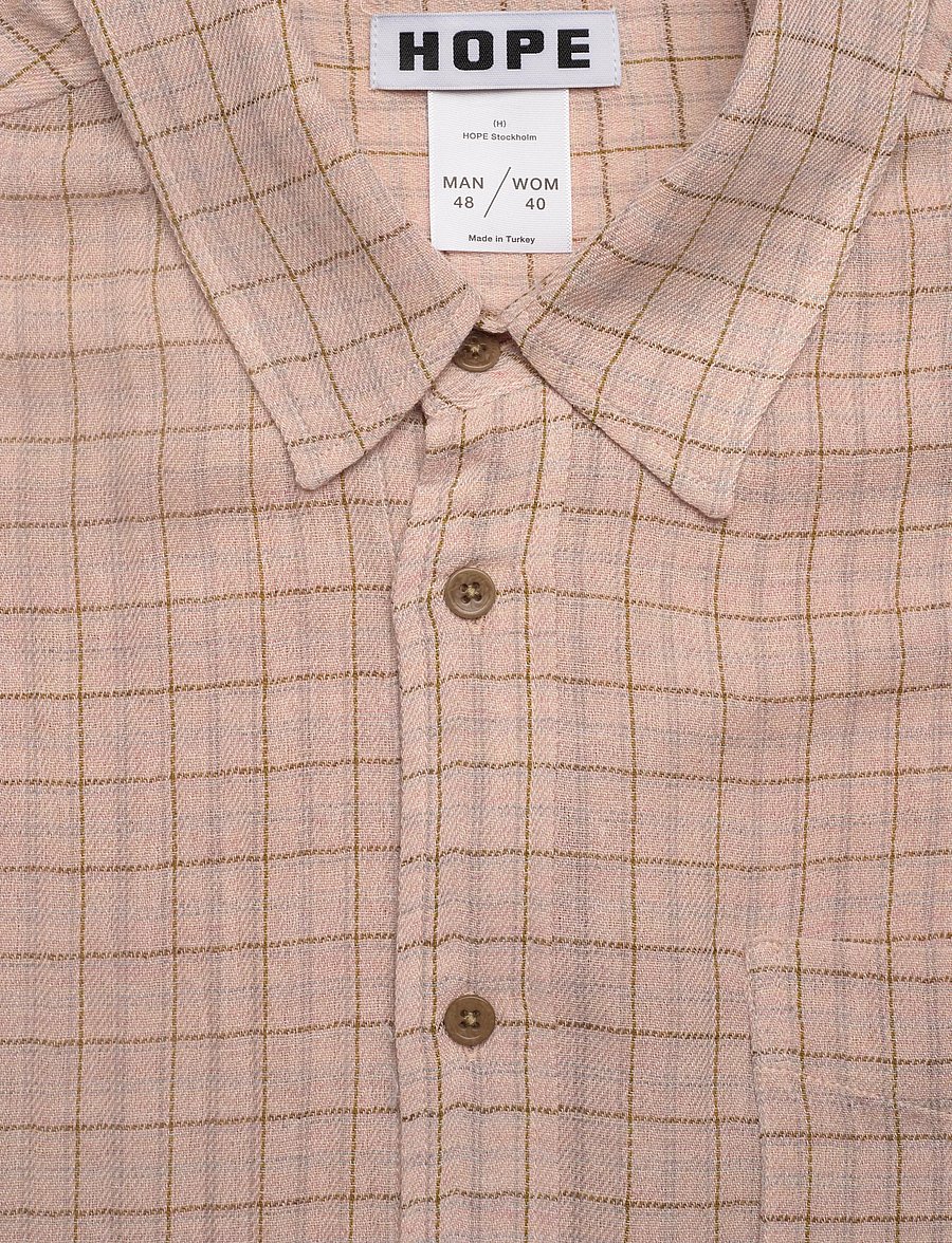 Hope - Room Shirt - rutiga skjortor - airy pink check - 2