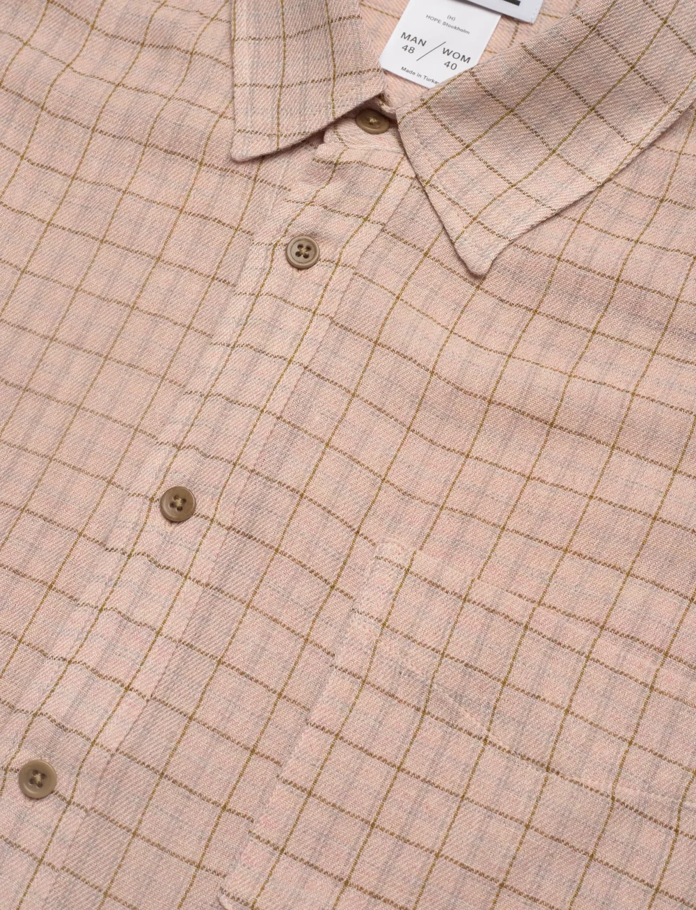 Hope - Room Shirt - ternede skjorter - airy pink check - 3