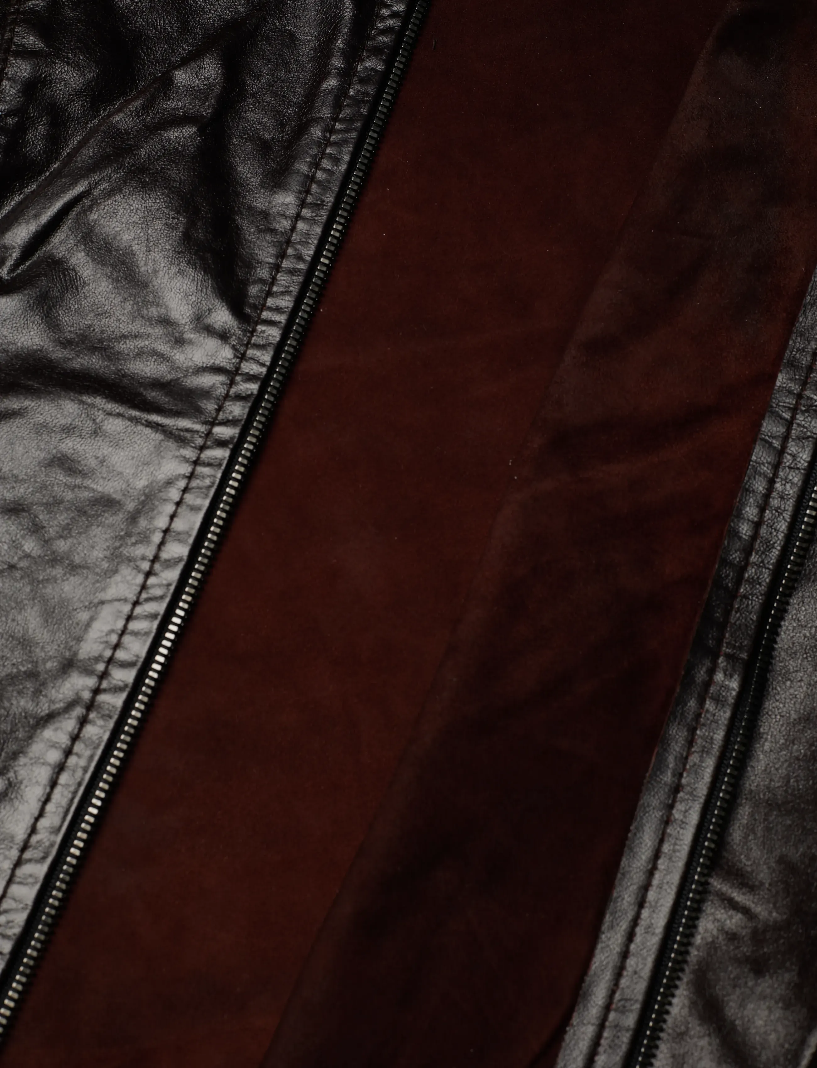 Hope - Sweep leather Shirt Red Wine Leather-38 - red wine leather - 4