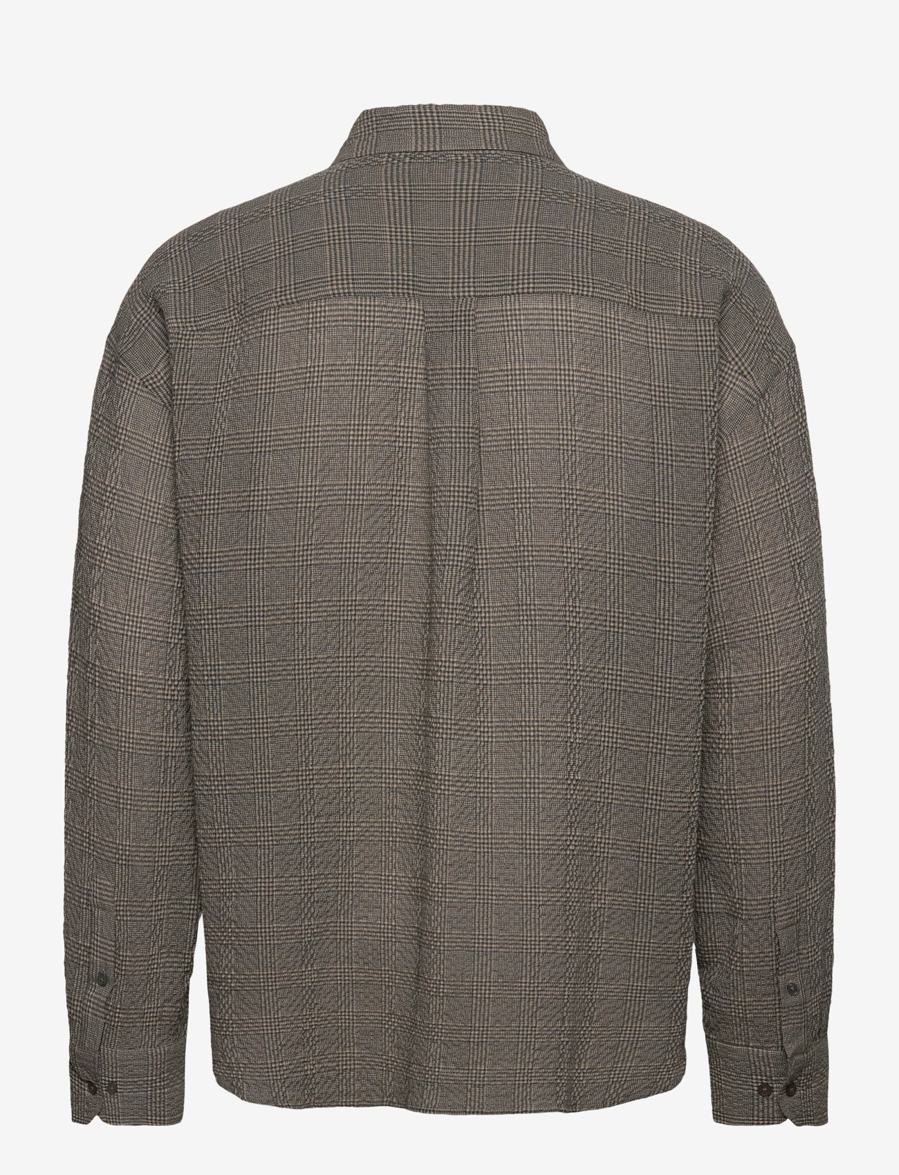 Hope - Room Shirt - ternede skjorter - crinkled grey check - 1
