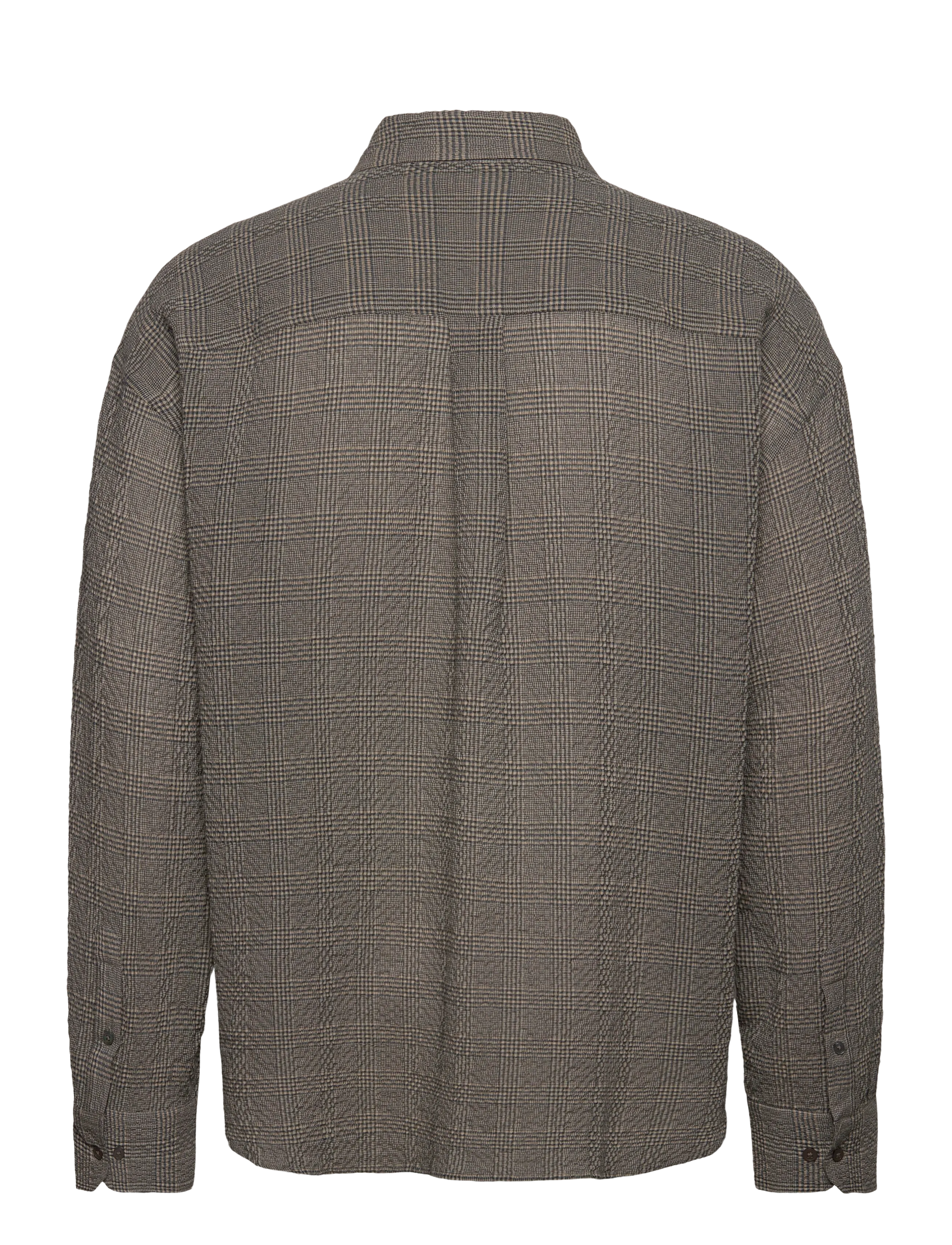 Hope - Room Shirt - herren - crinkled grey check - 1