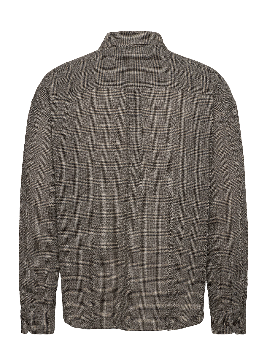 Hope - Room Shirt - karierte hemden - crinkled grey check - 2