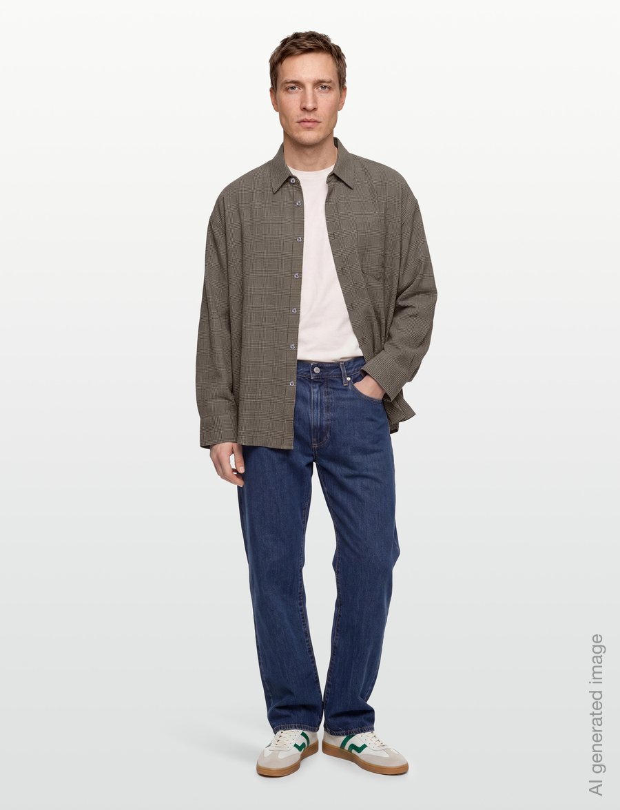 Hope - Room Shirt - karierte hemden - crinkled grey check - 0