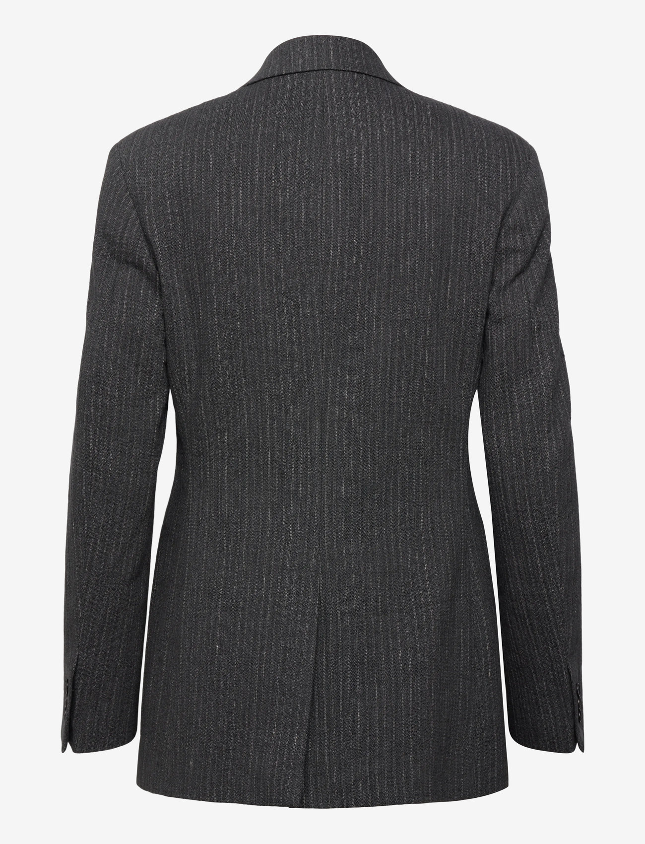 Hope - Fossil Blazer Textured Blue Grey Stripe-42 - enkelknäppta kavajer - textured blue grey stripe - 1