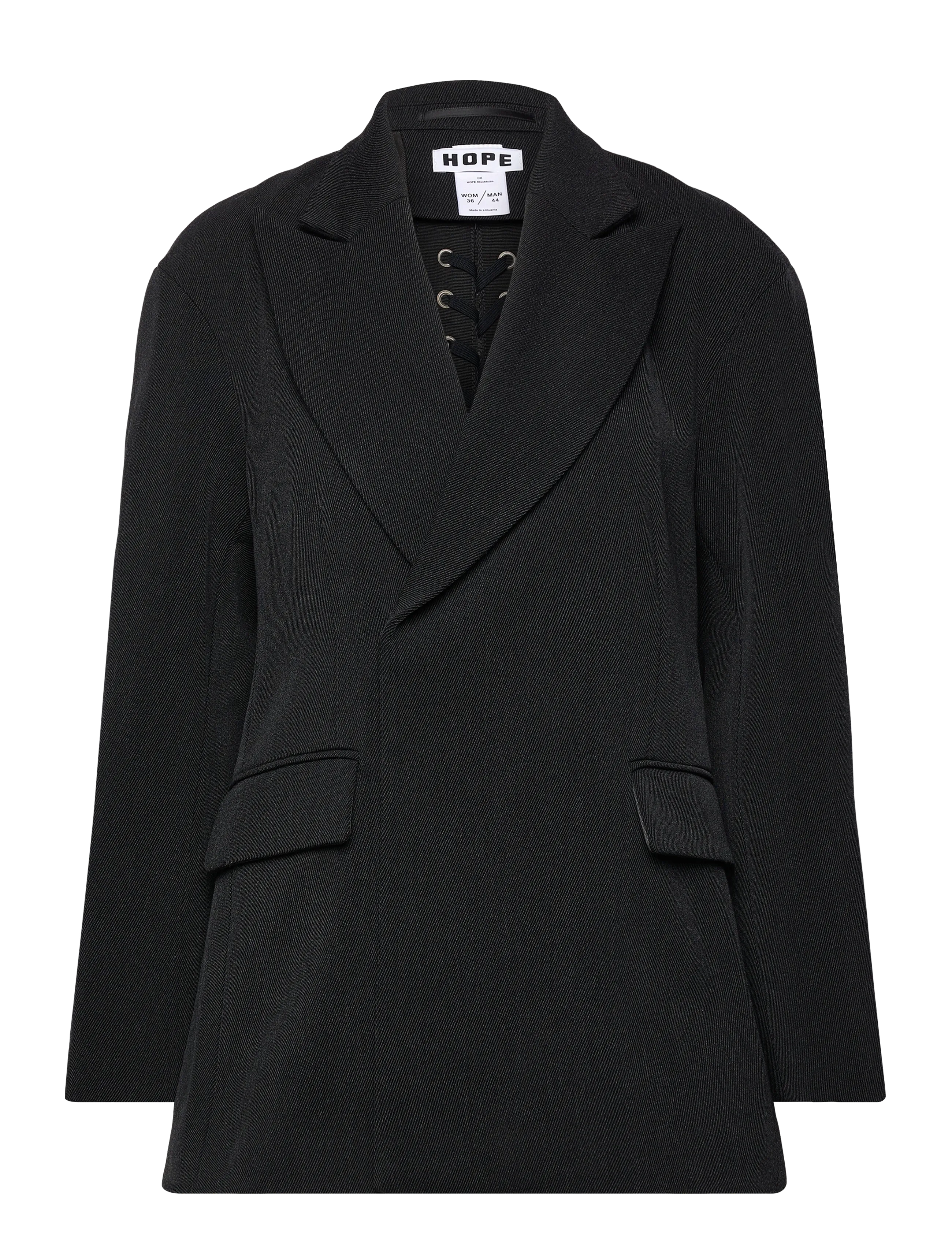 Corset Blazer Dark Grey Melange-42 - DARK GREY MELANGE