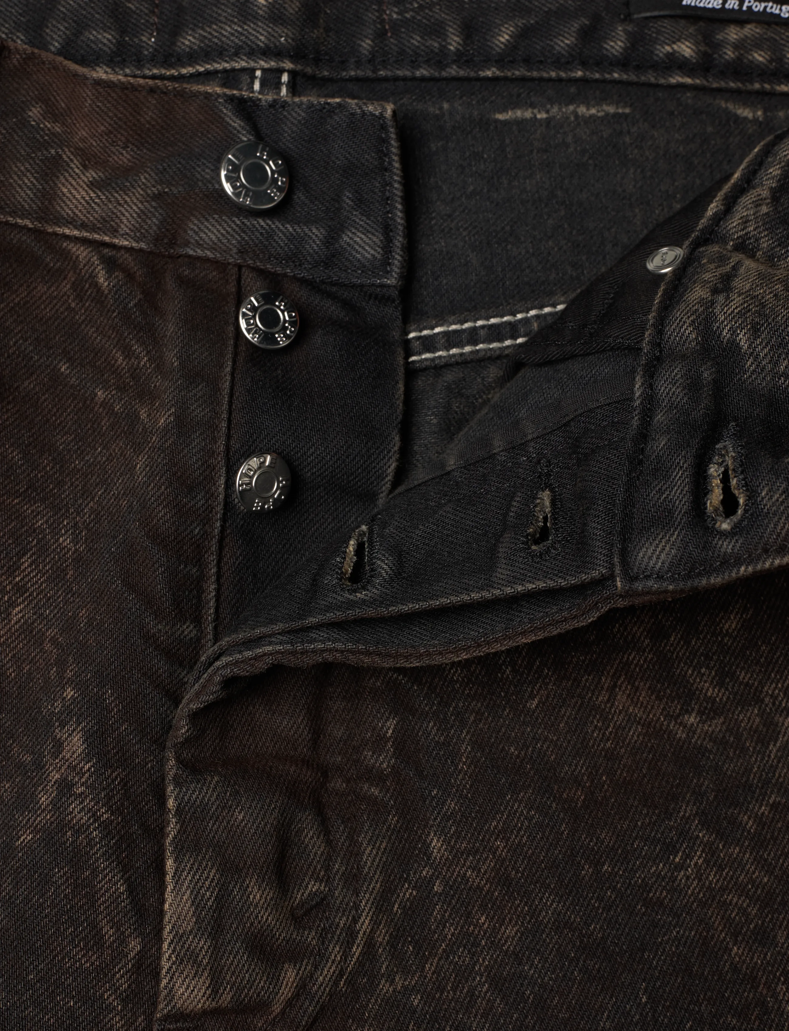 Hope - Criss Jeans Corroded Black-28/32 - loose jeans - corroded black - 3