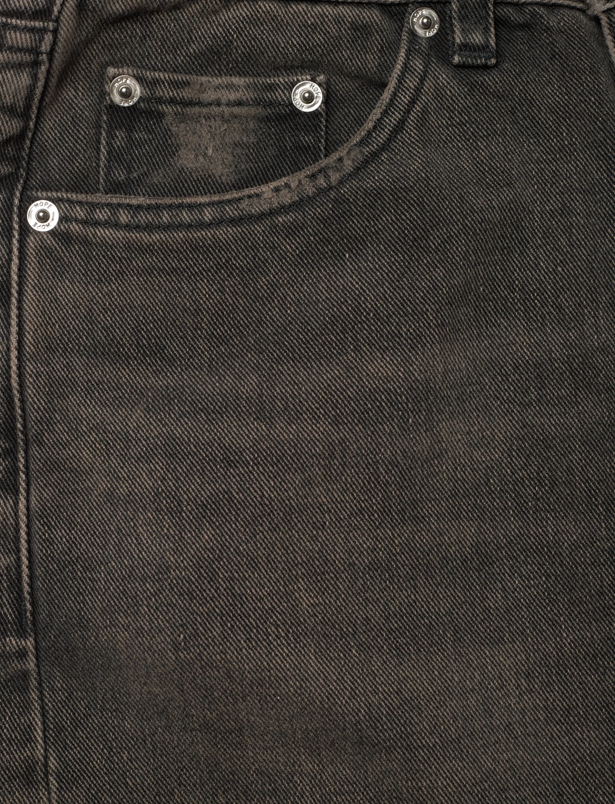Hope - Shake Jeans Dirty Black Vintage-27/32 - slim jeans - dirty black vintage - 2