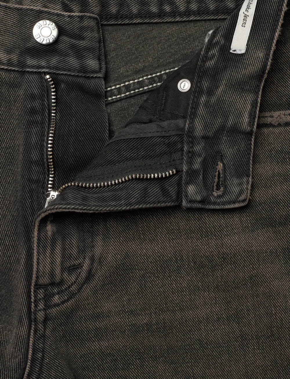 Hope - Shake Jeans Dirty Black Vintage-31/32 - slim jeans - dirty black vintage - 3
