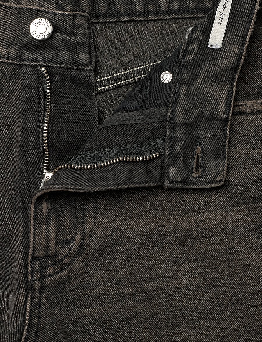 Hope - Shake Jeans Dirty Black Vintage-27/32 - slim jeans - dirty black vintage - 3